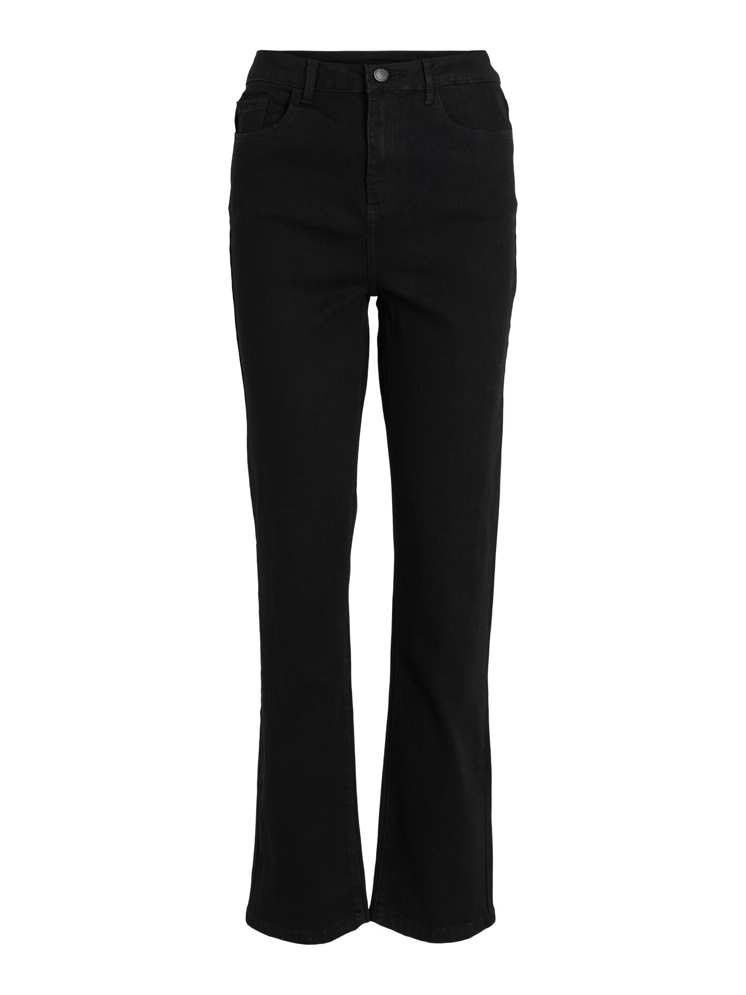 VILA Kavbojke  črn denim