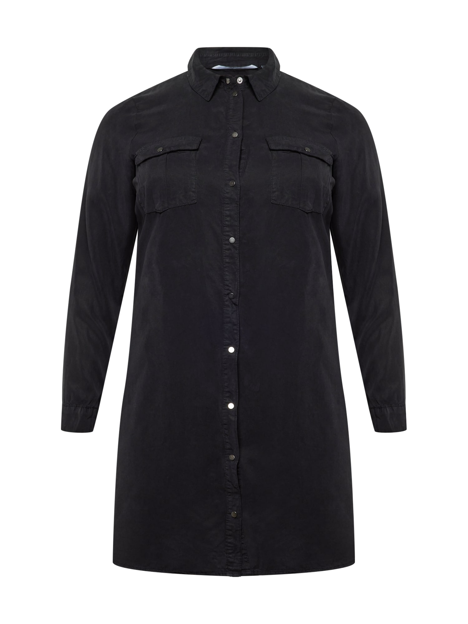Vero Moda Curve Dolga srajca 'SILA'  črna