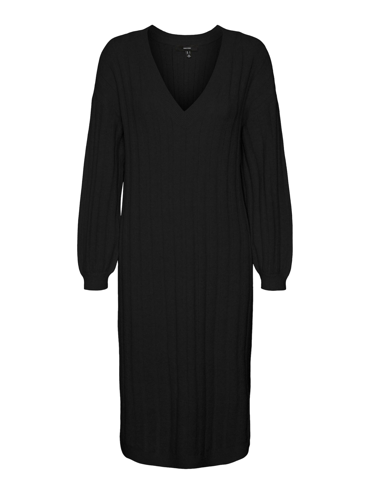 Vero Moda Curve Pletena obleka 'Doffy'  siva