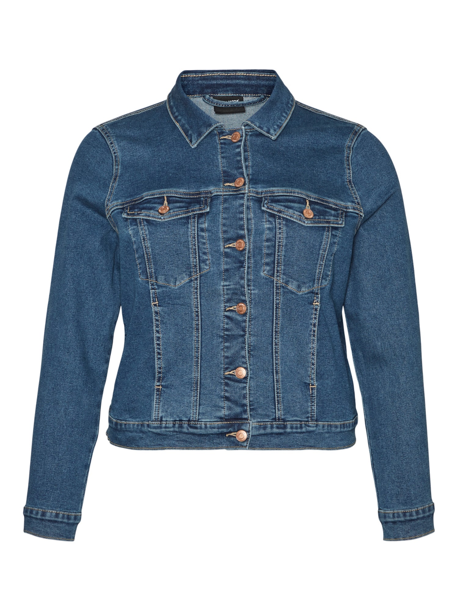 Vero Moda Curve Prehodna jakna 'RUNA'  modra