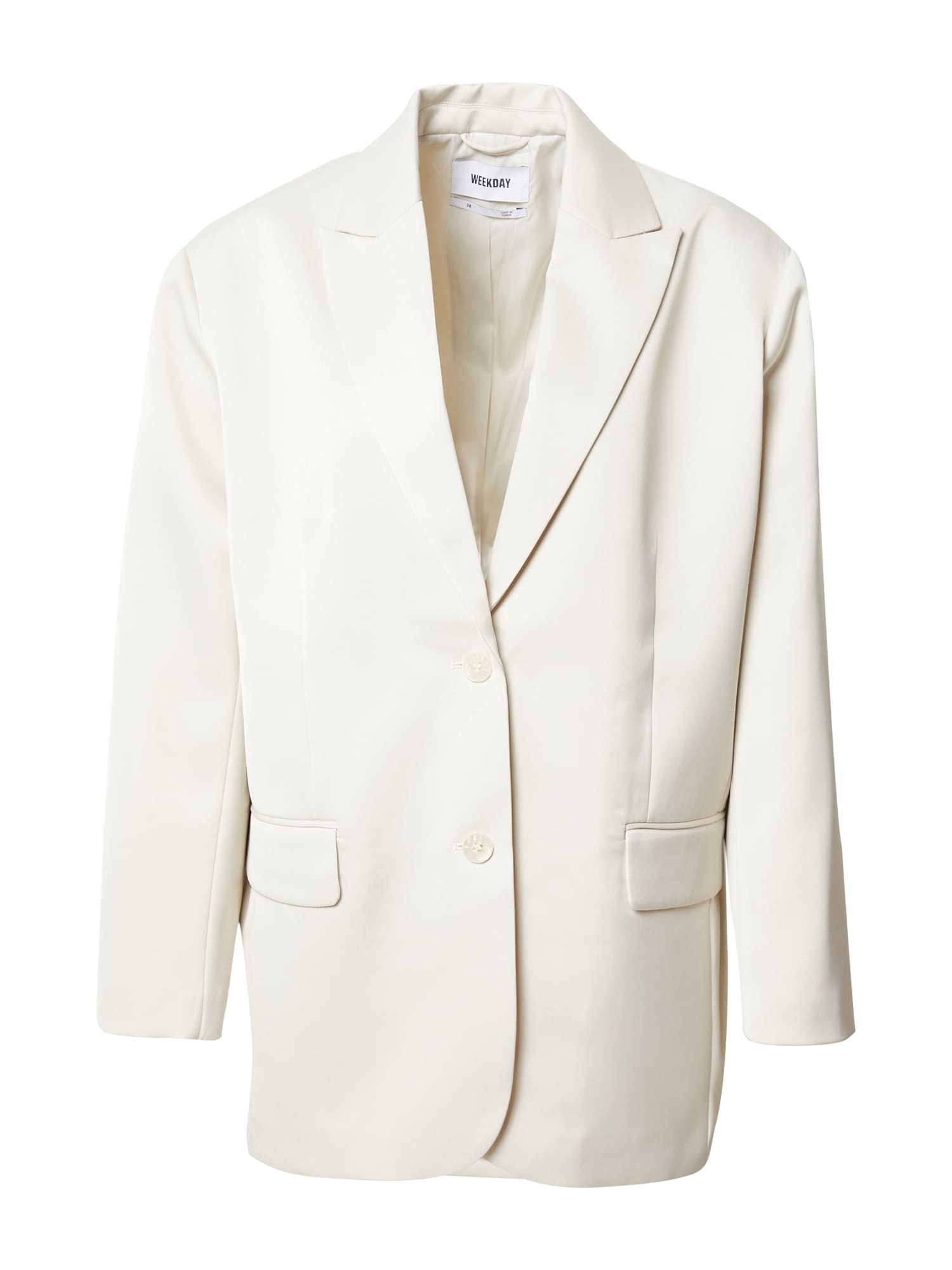WEEKDAY Blazer 'Luna'  off-bela
