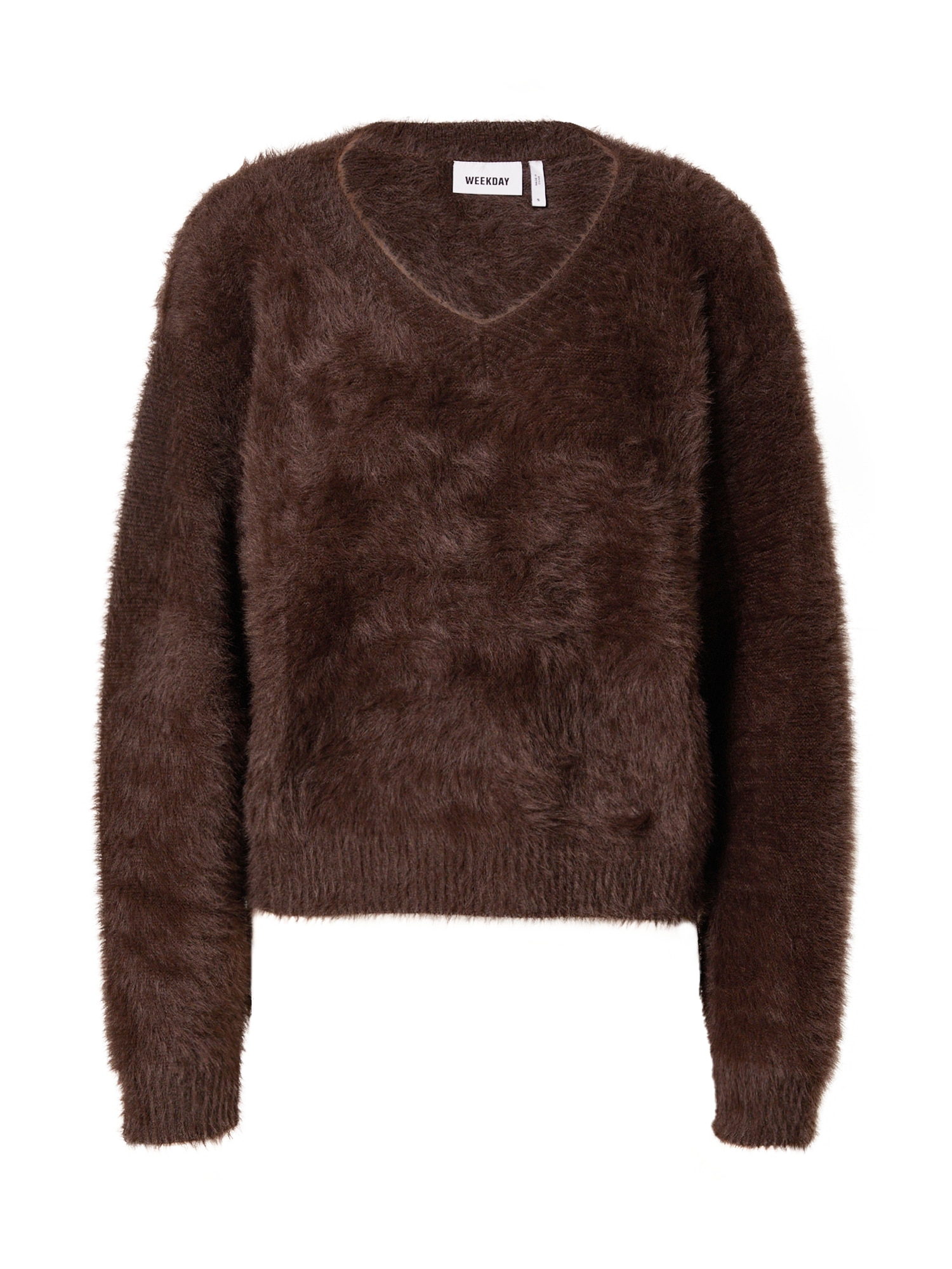 WEEKDAY Pulover 'Cora'  temno rjava