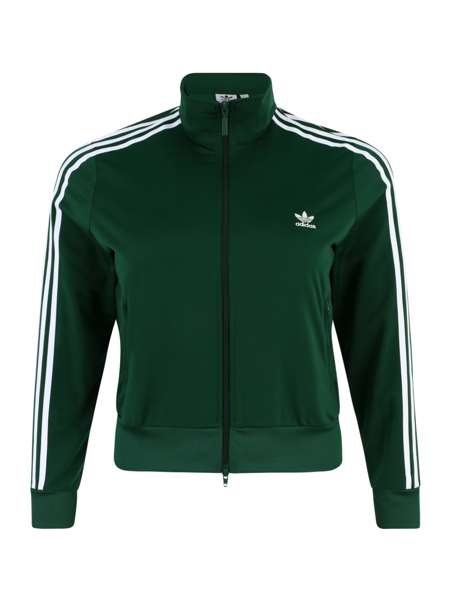 ADIDAS ORIGINALS Jopa na zadrgo 'Firebird'  temno zelena / bela