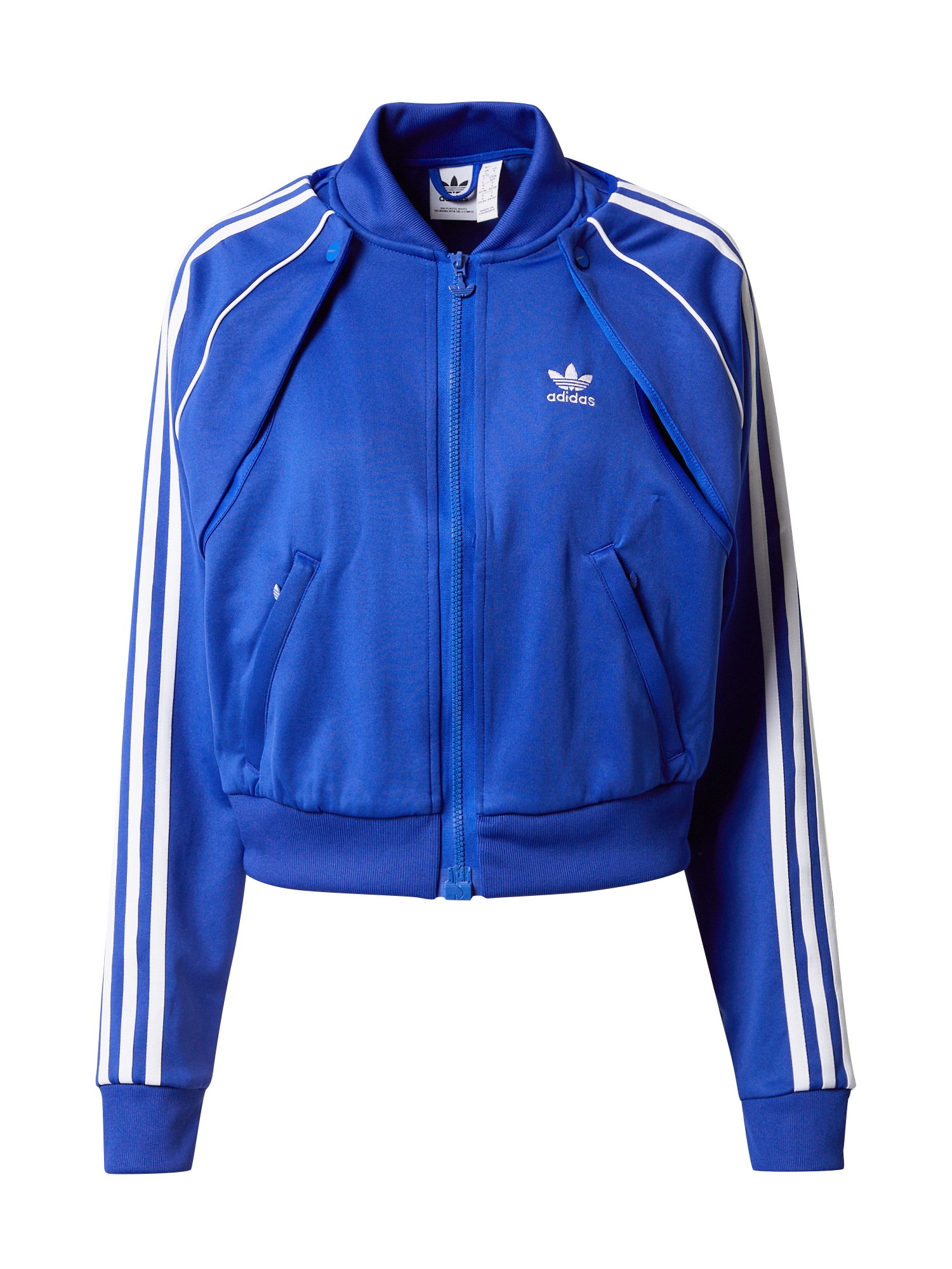 ADIDAS ORIGINALS Jopa na zadrgo  kraljevo modra / bela