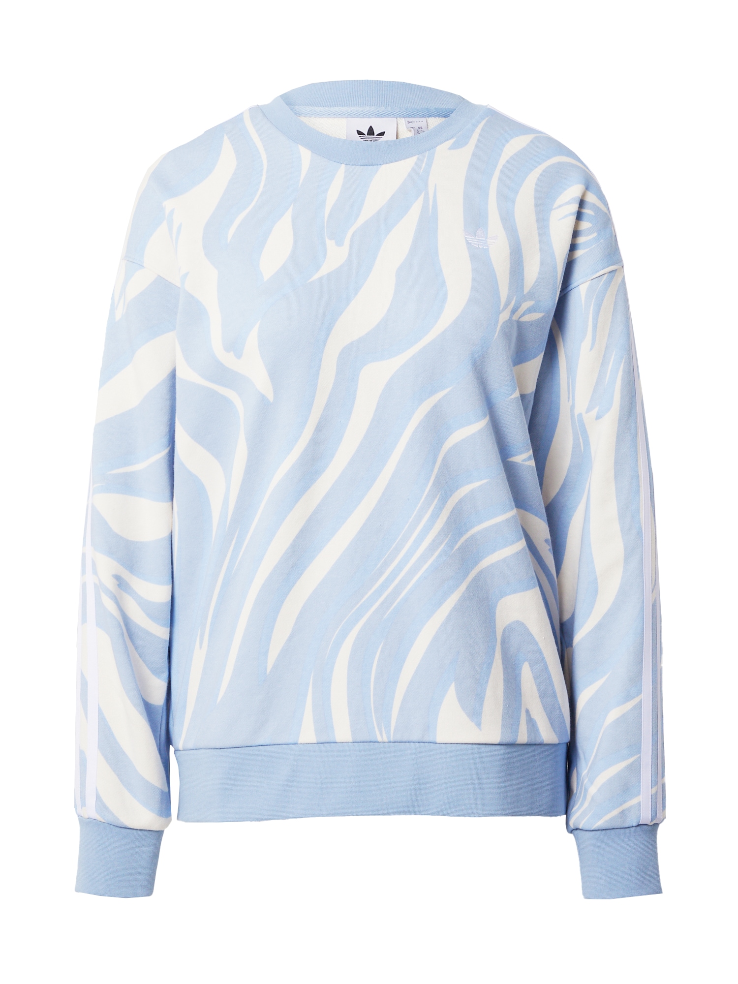 ADIDAS ORIGINALS Majica  bež / svetlo modra