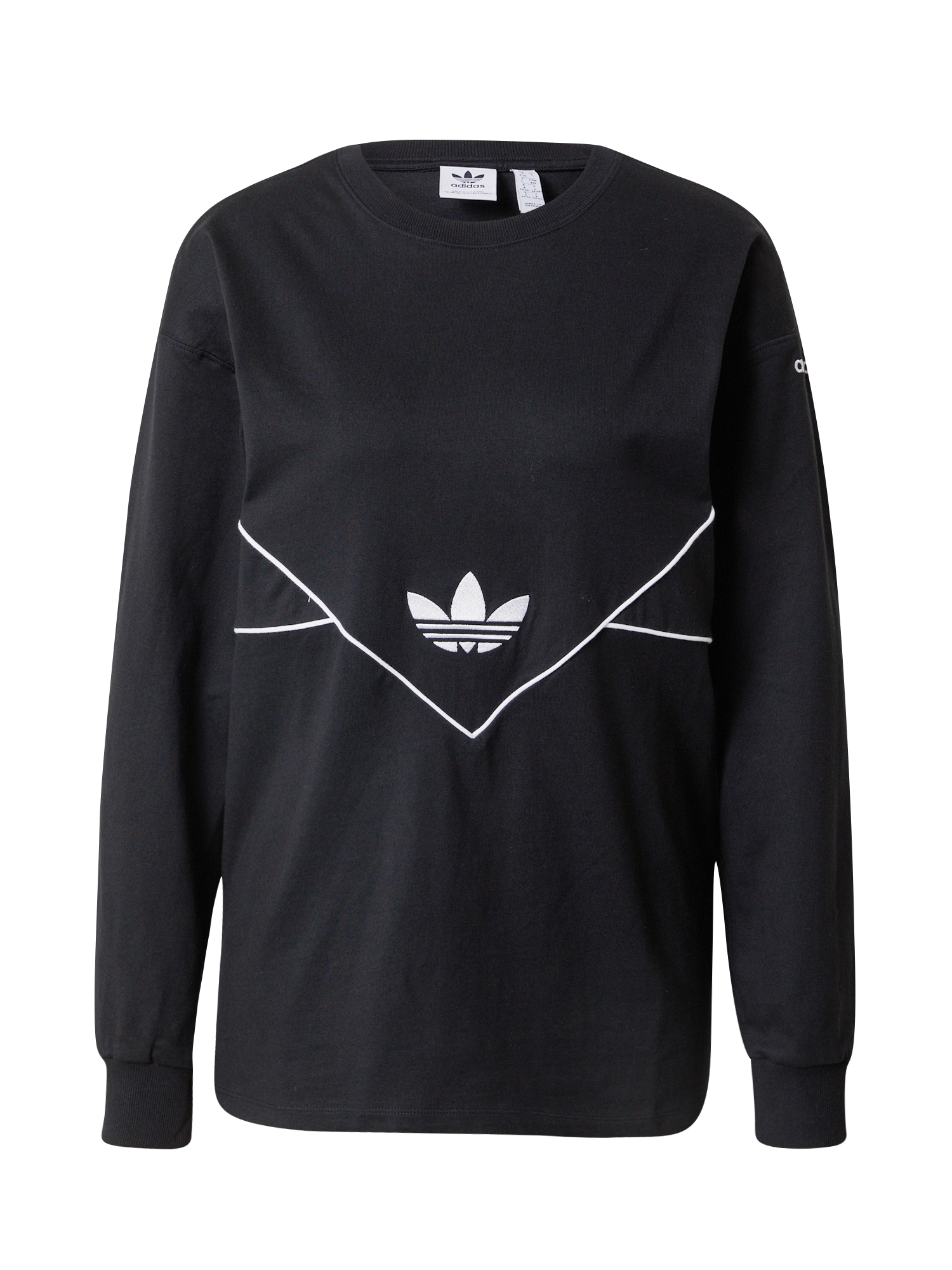 ADIDAS ORIGINALS Majica  črna / bela