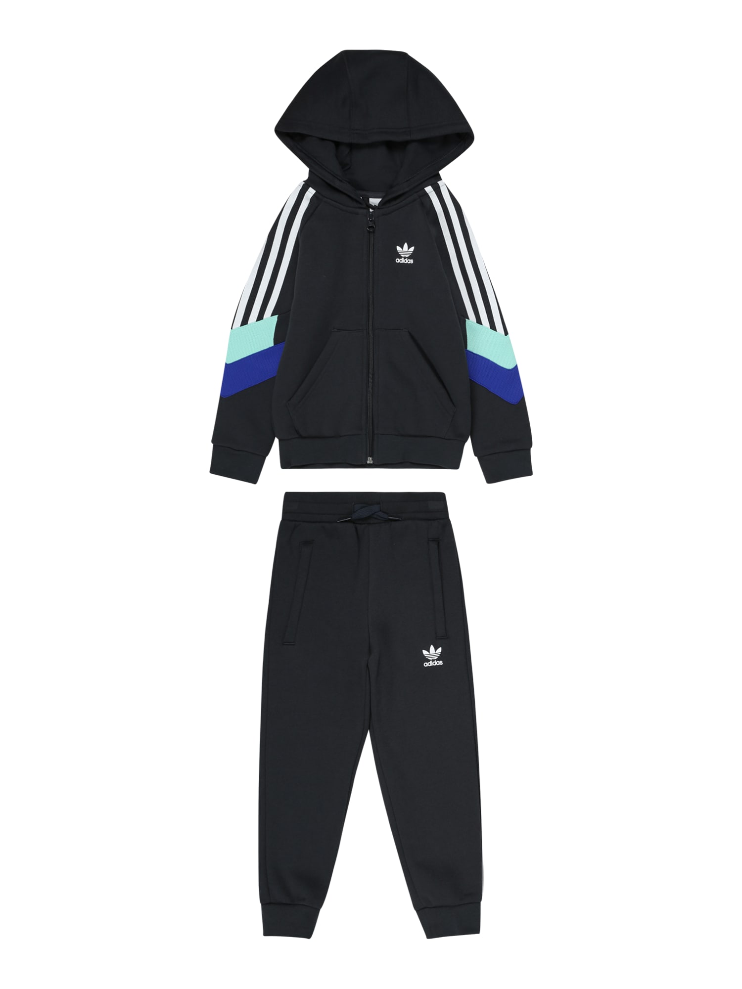 ADIDAS ORIGINALS Športna trenirka  modra / turkizna / siva / bela