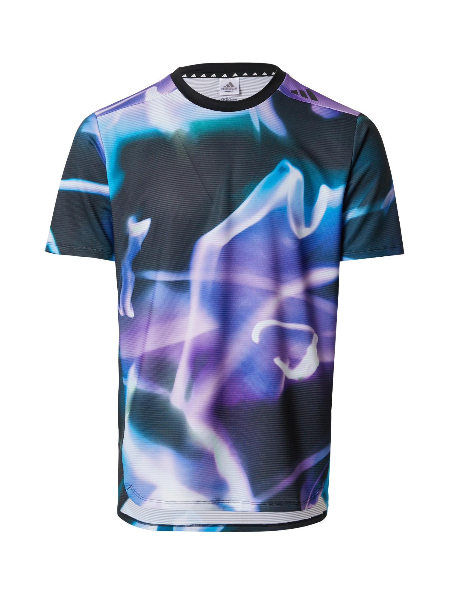 ADIDAS PERFORMANCE Funkcionalna majica 'Designed 4 Training'  neonsko modra / lila / črna / bela
