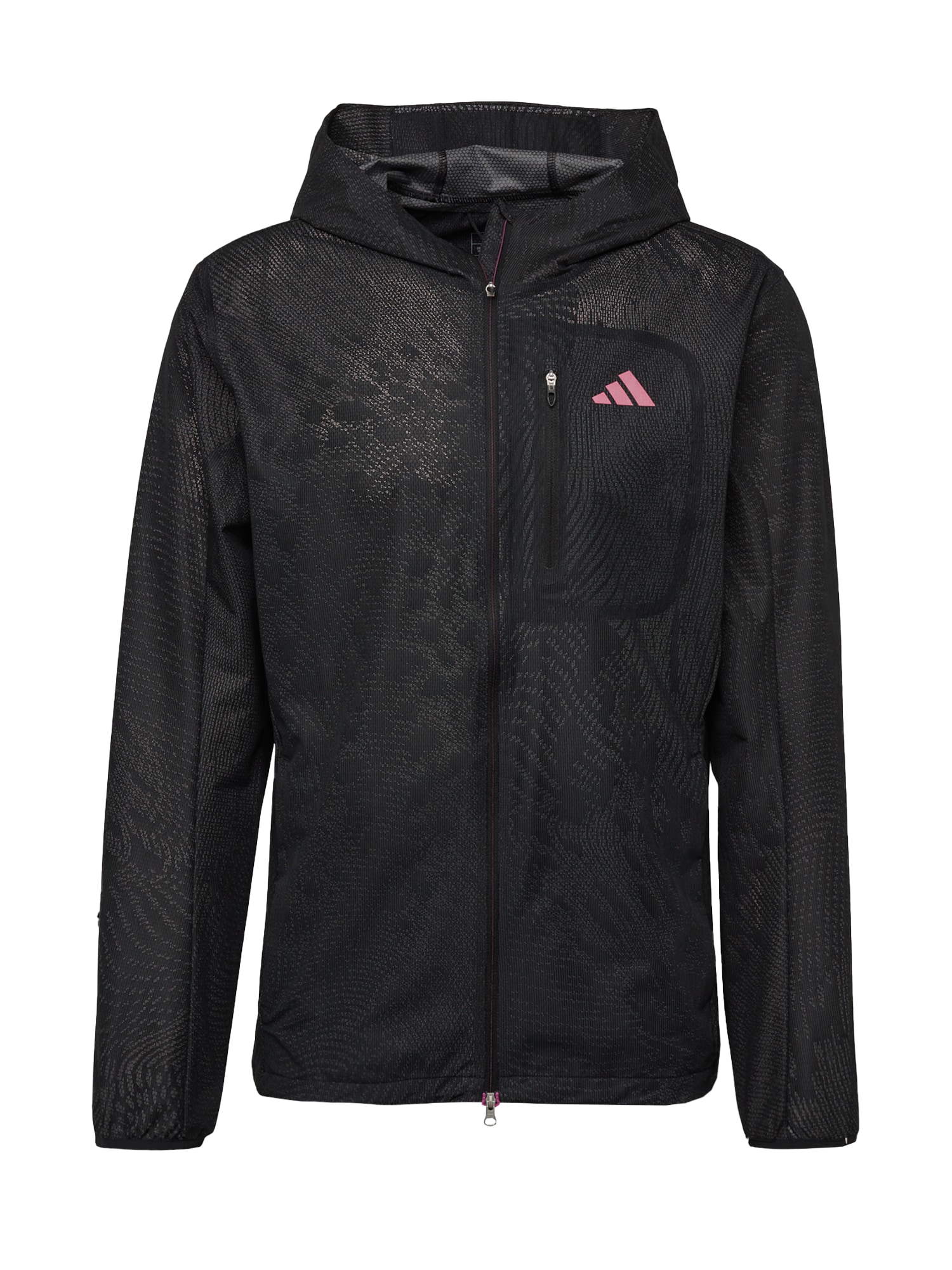 ADIDAS PERFORMANCE Športna jakna 'Adizero'  roza / črna