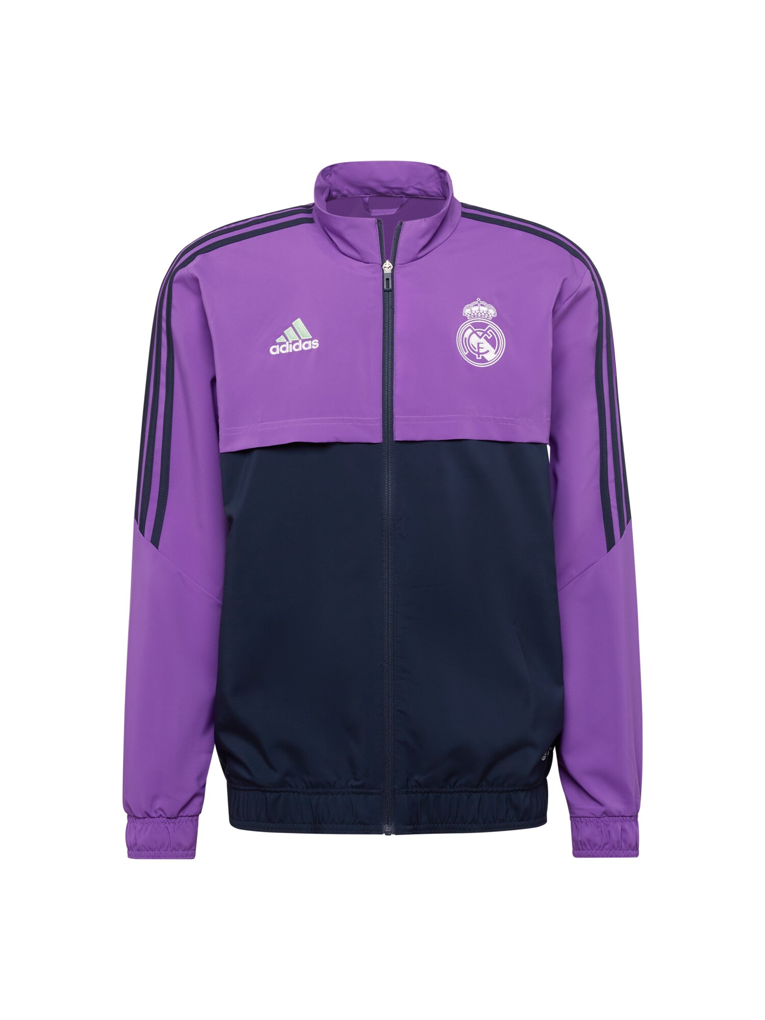 ADIDAS PERFORMANCE Športna jakna 'Real Madrid'  mornarska / svetlo zelena / lila / bela