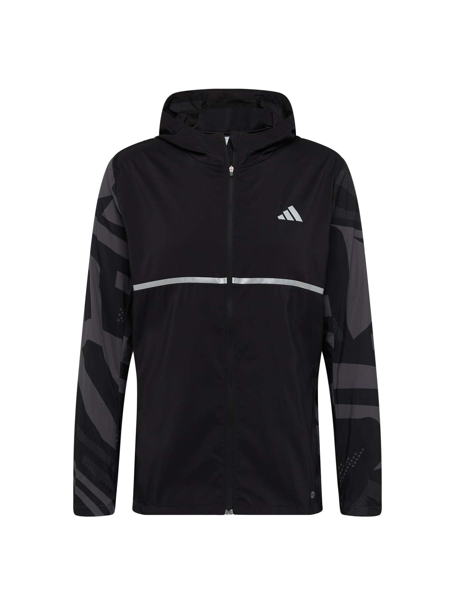 ADIDAS PERFORMANCE Športna jakna  temno siva / črna / bela