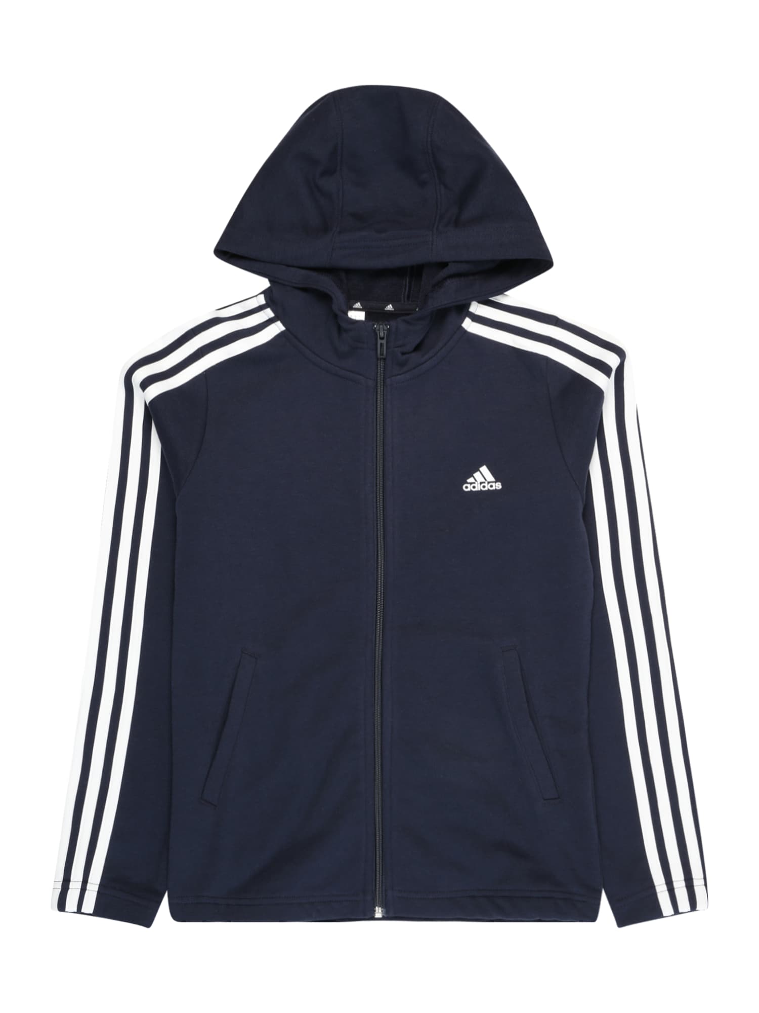 ADIDAS PERFORMANCE Športna jopa na zadrgo  marine / bela