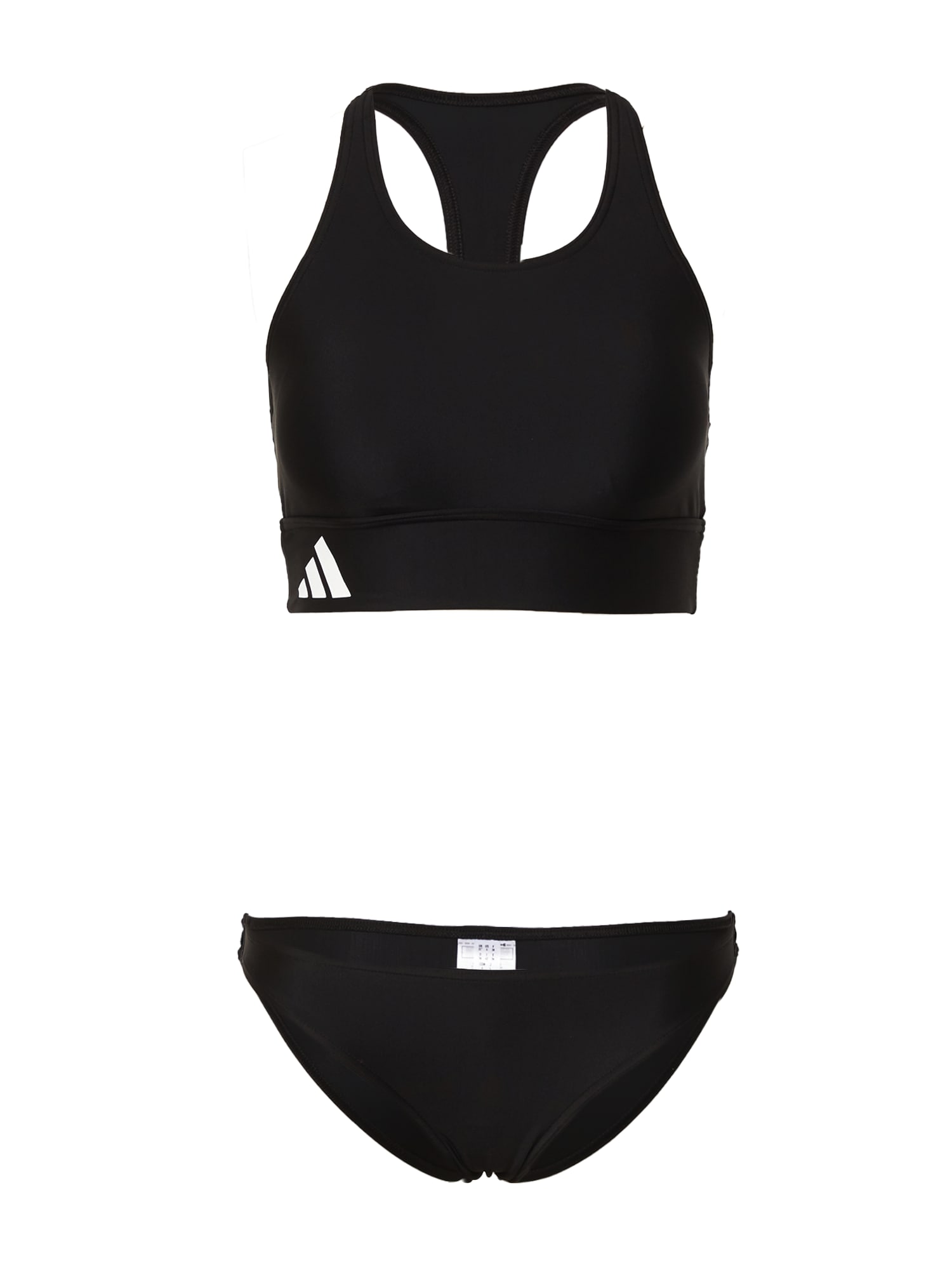 ADIDAS PERFORMANCE Športne enodelne kopalke  črna / bela