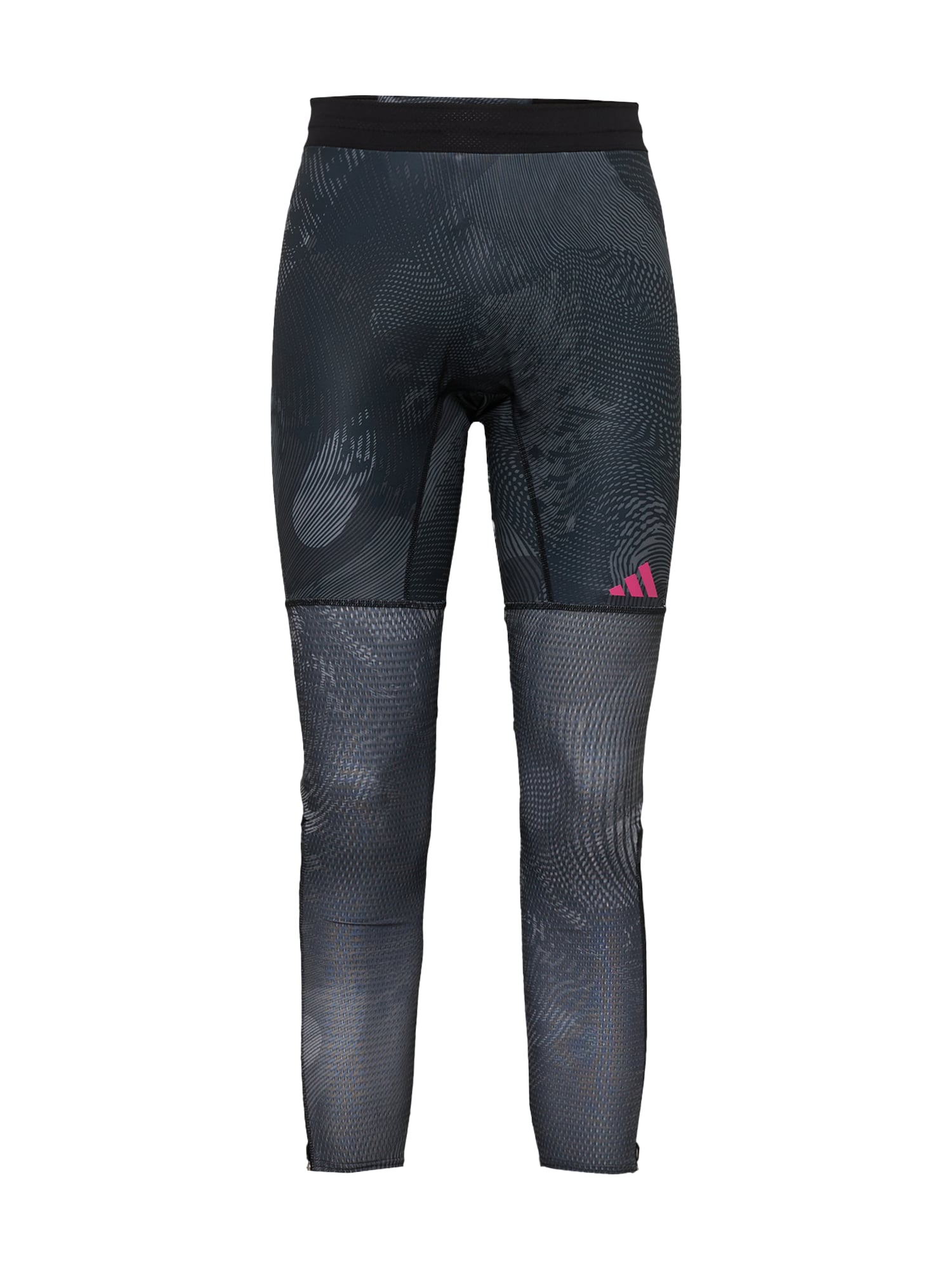 ADIDAS PERFORMANCE Športne hlače  siva / roza / črna