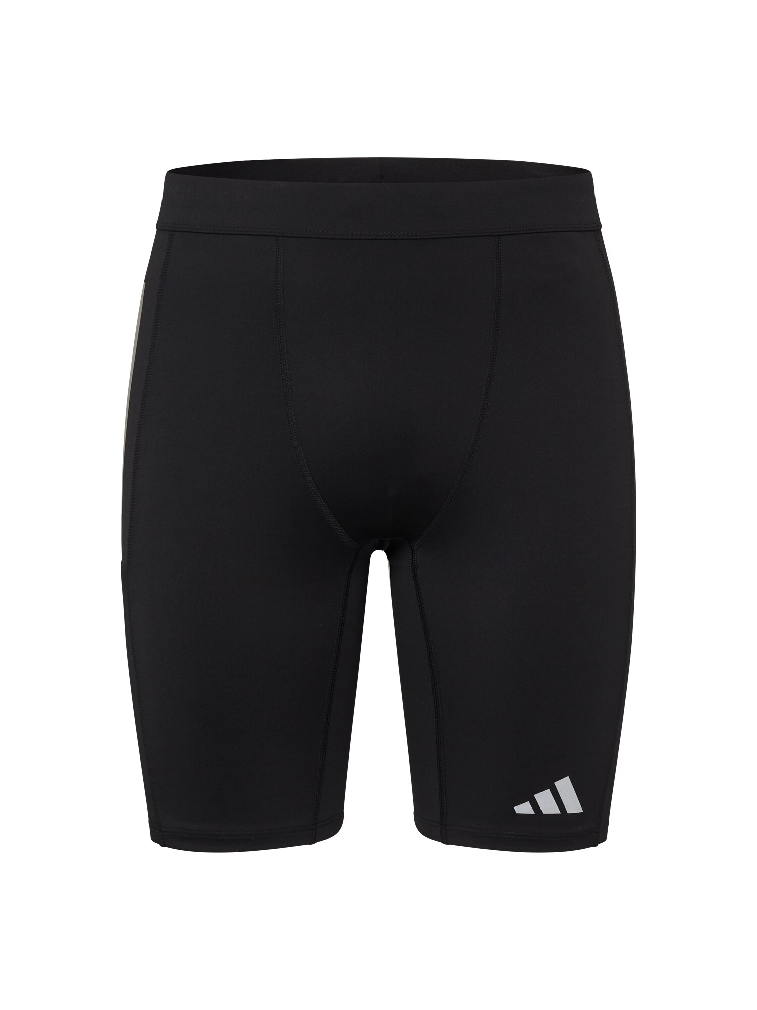 ADIDAS PERFORMANCE Športne hlače  svetlo siva / črna / bela