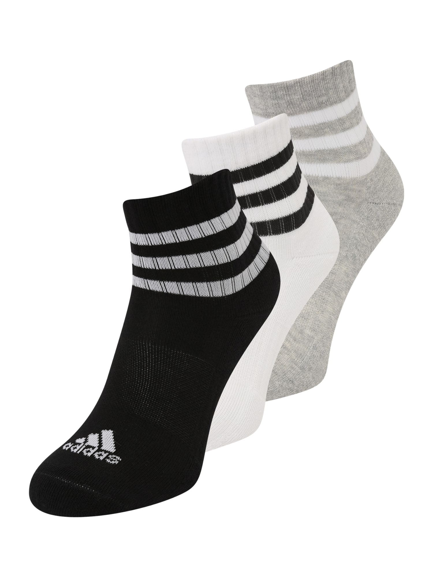 ADIDAS PERFORMANCE Športne nogavice  siva / črna / bela