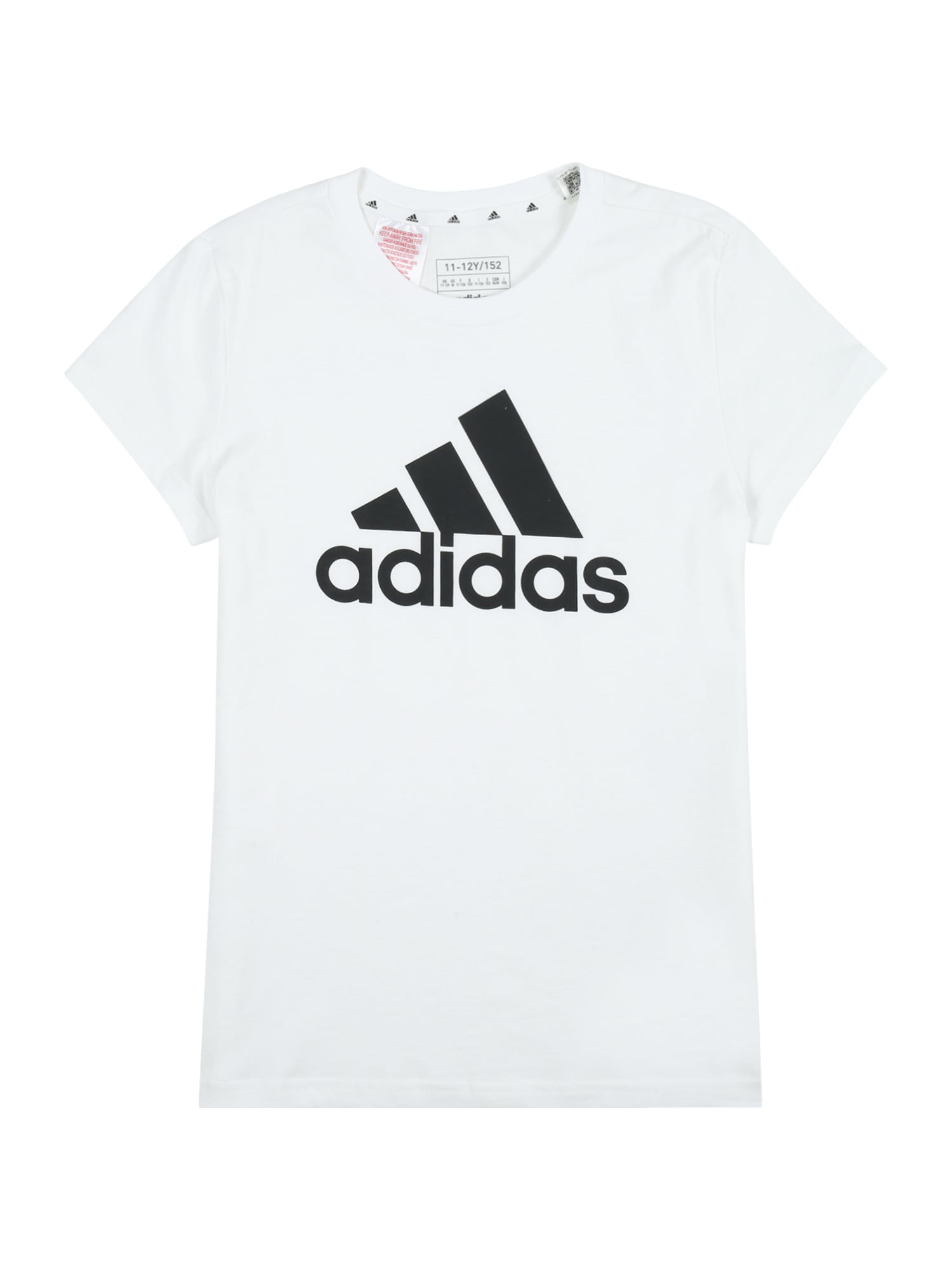 ADIDAS SPORTSWEAR Funkcionalna majica  črna / bela