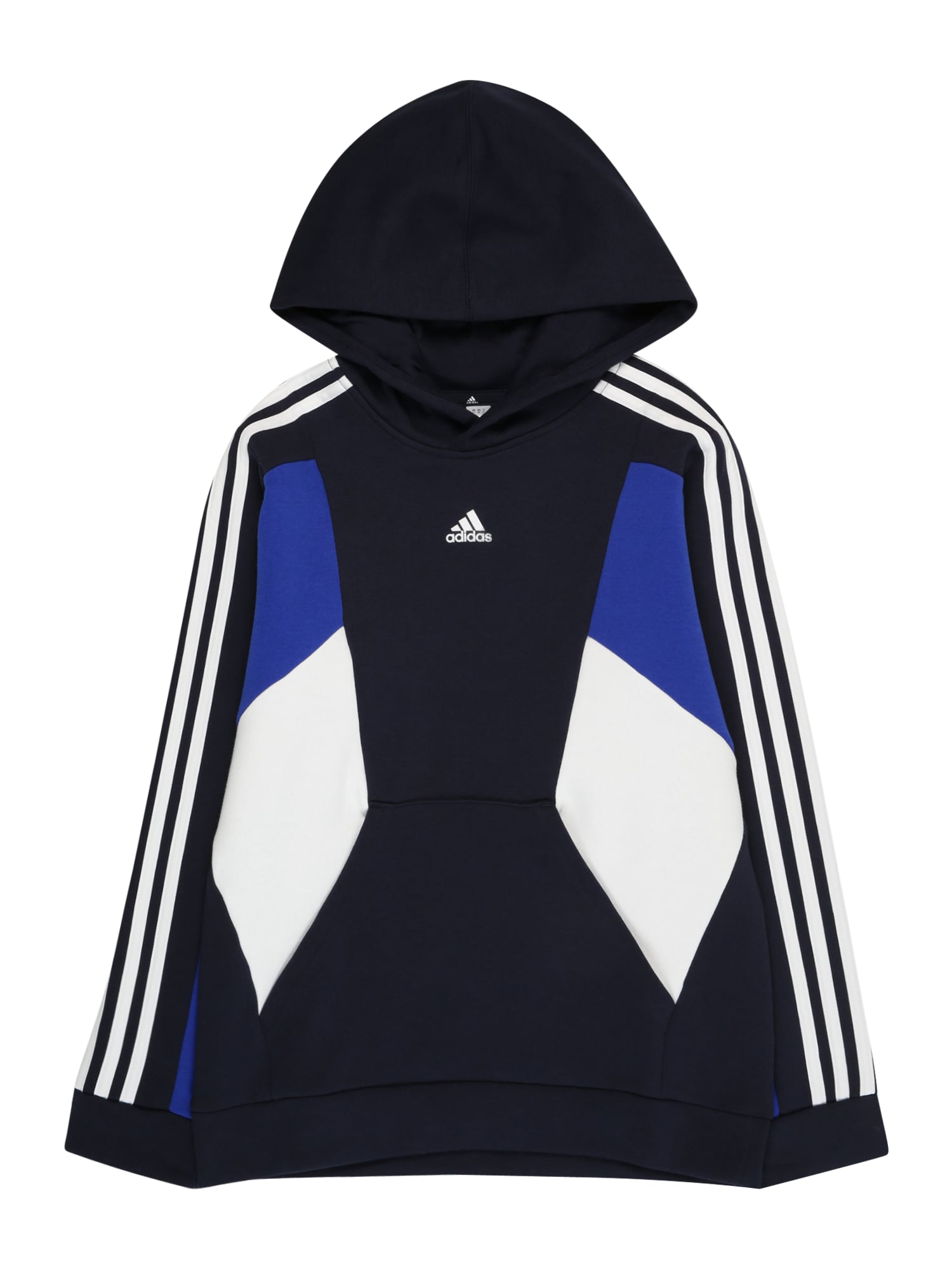 ADIDAS SPORTSWEAR Športna majica  modra / črna / bela