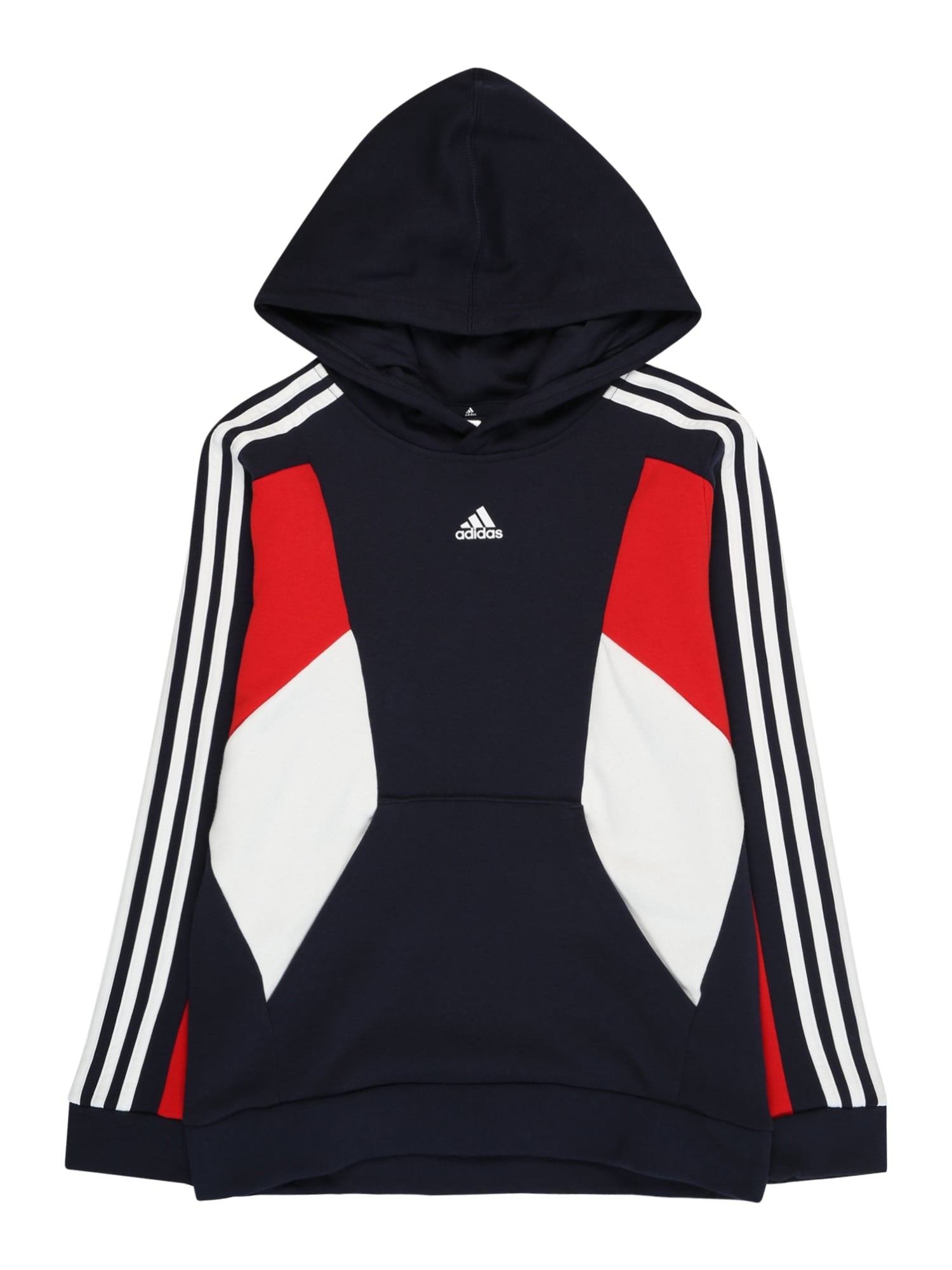 ADIDAS SPORTSWEAR Športna majica  rdeča / črna / bela