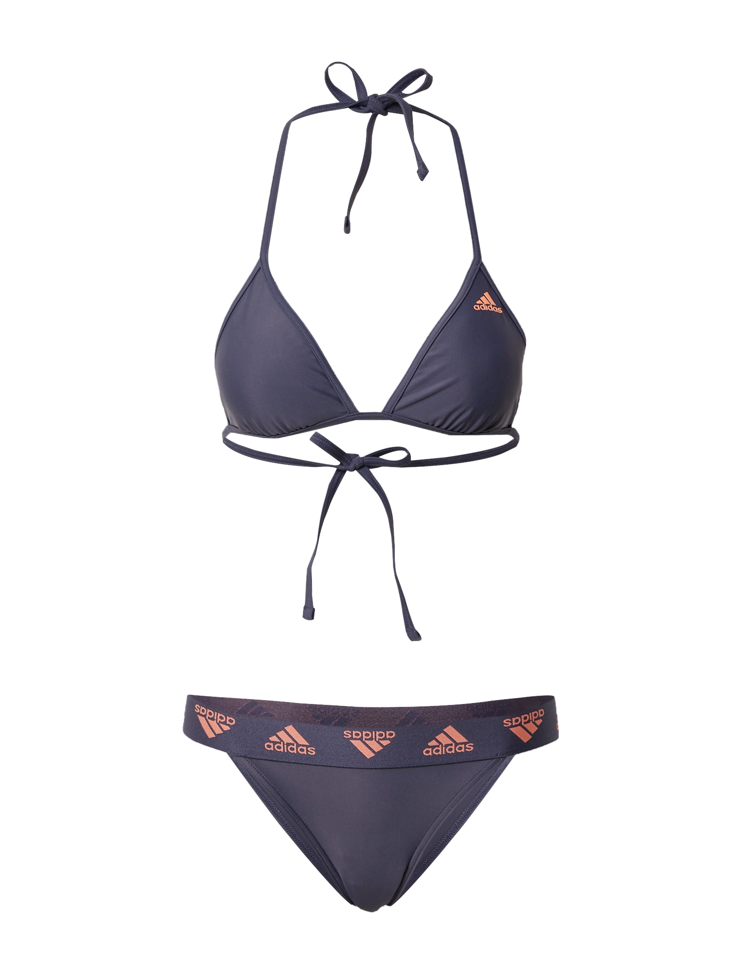 ADIDAS SPORTSWEAR Športne bikini  marine / oranžna