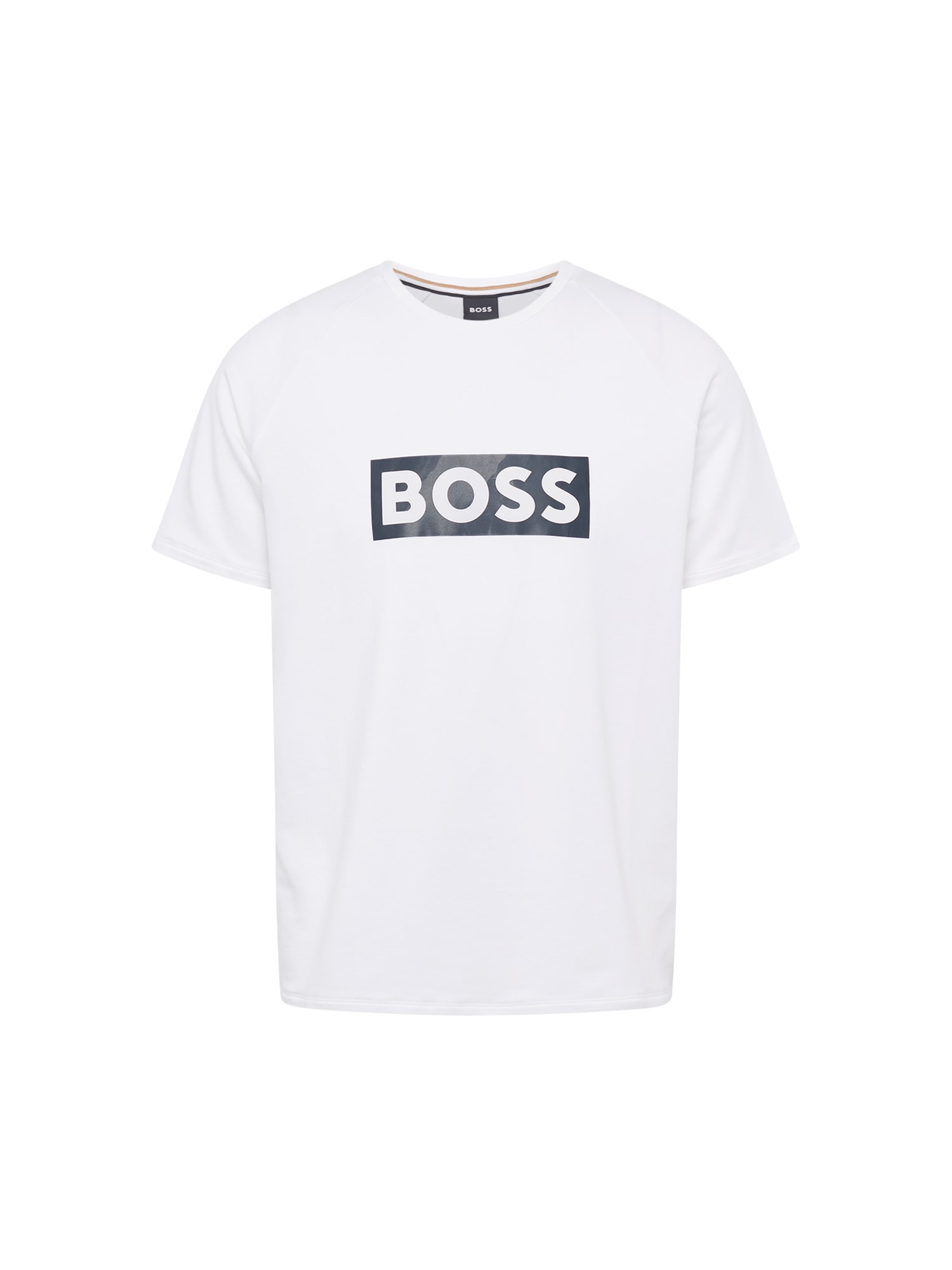 BOSS Black Majica  mornarska / bela