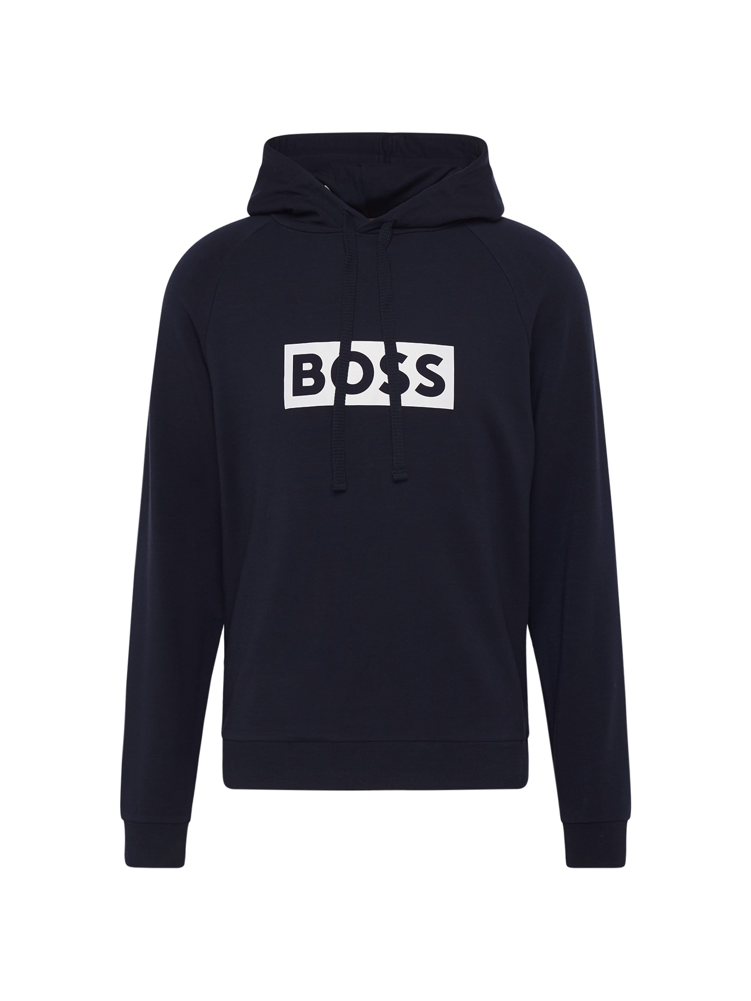 BOSS Black Majica  temno modra / bela