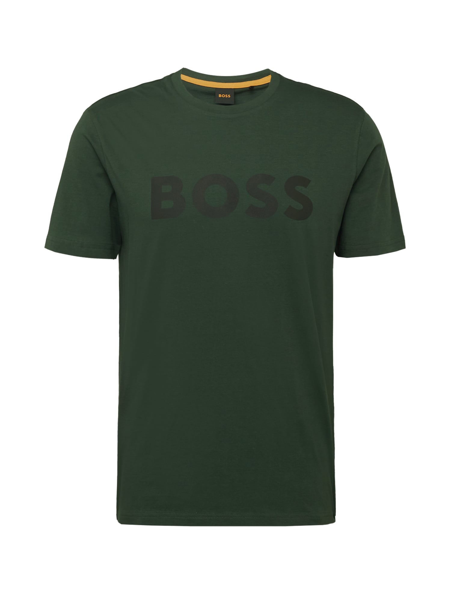 BOSS Orange Majica 'Thinking 1'  temno zelena / črna