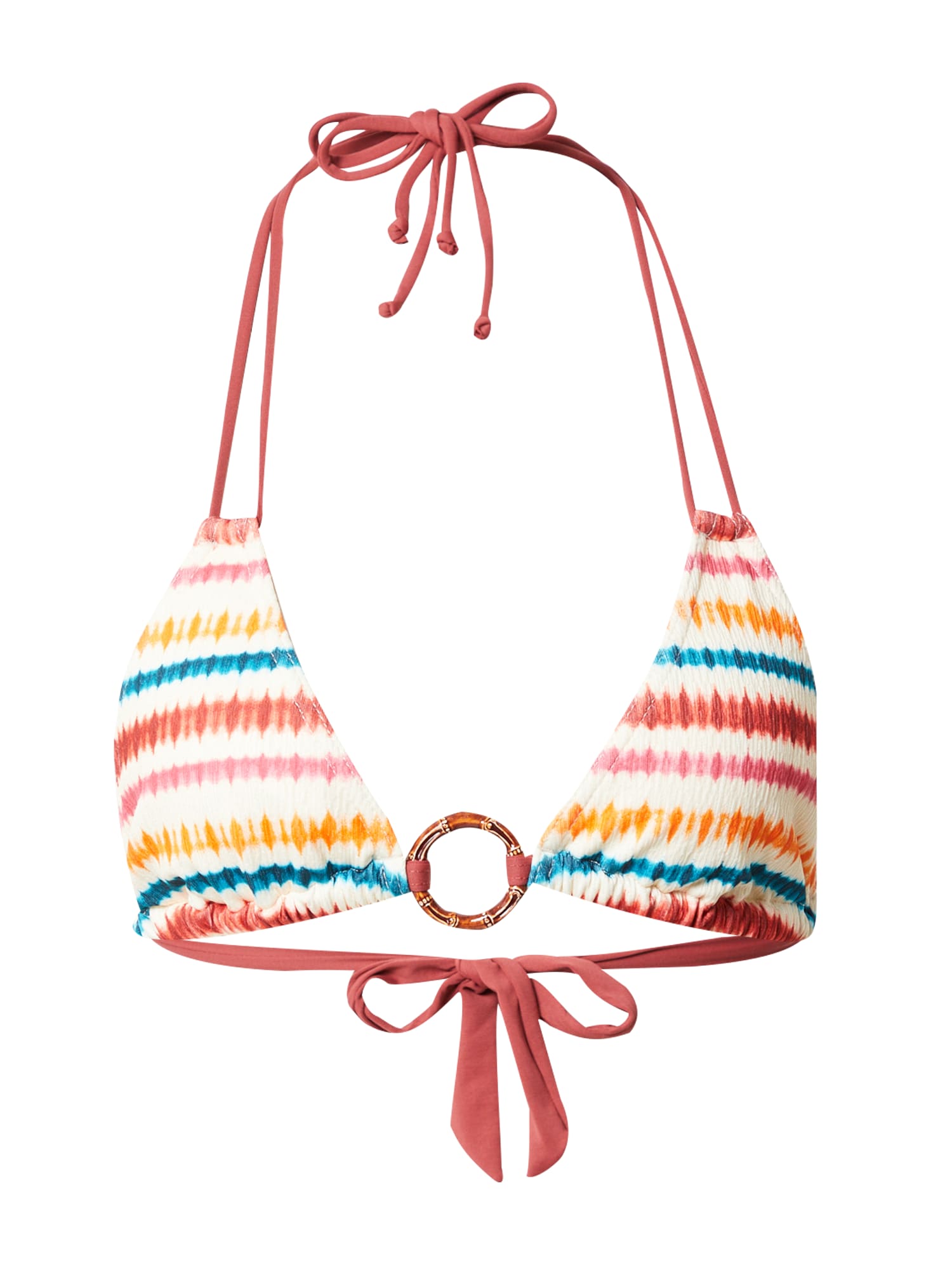 Banana Moon Bikini zgornji del  bež / modra / oranžna / temno roza