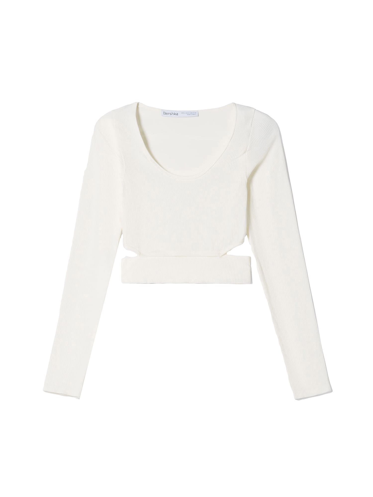 Bershka Majica  off-bela