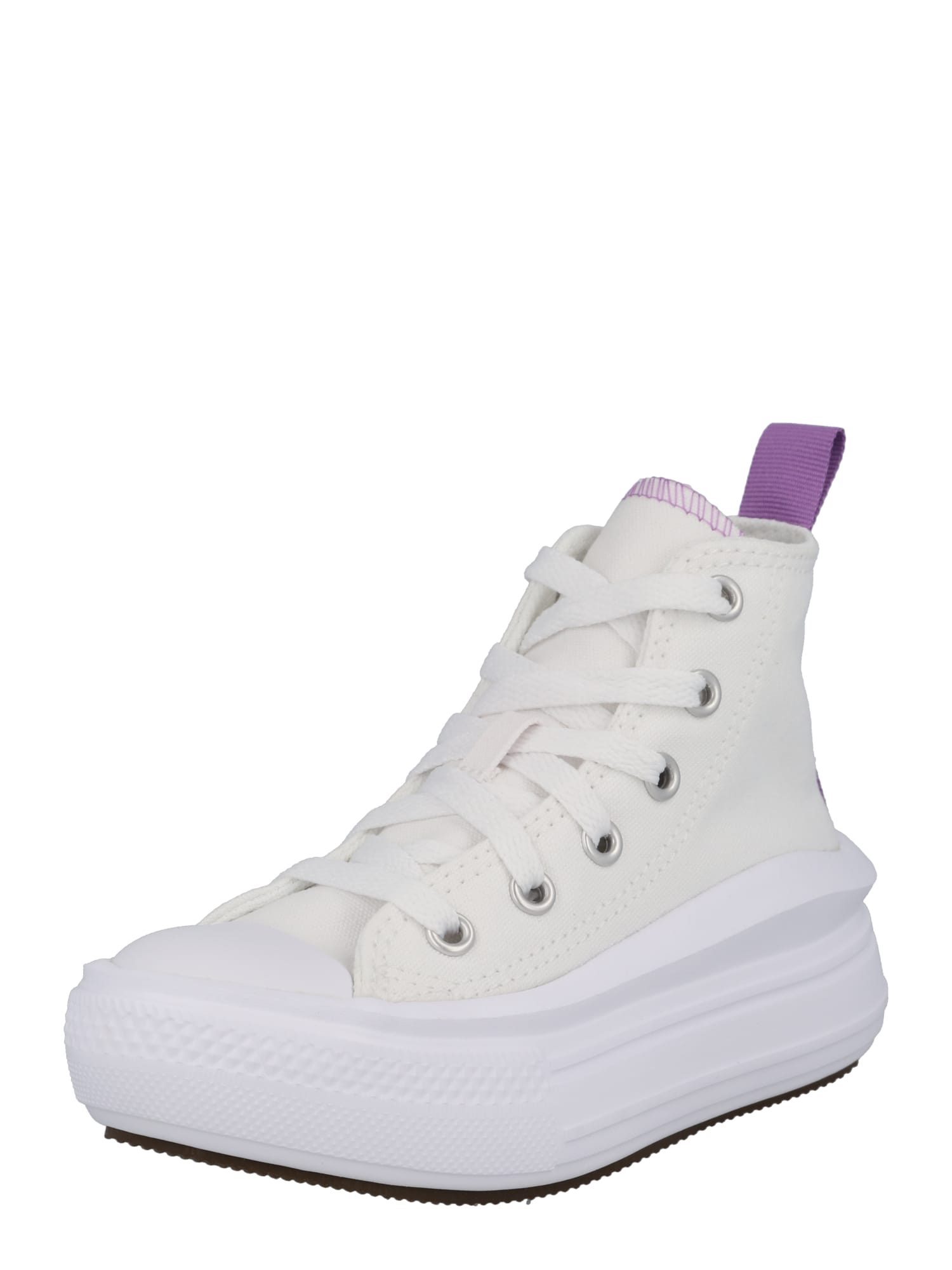 CONVERSE Superge 'CHUCK TAYLOR ALL STAR MOVE'  lila / bela