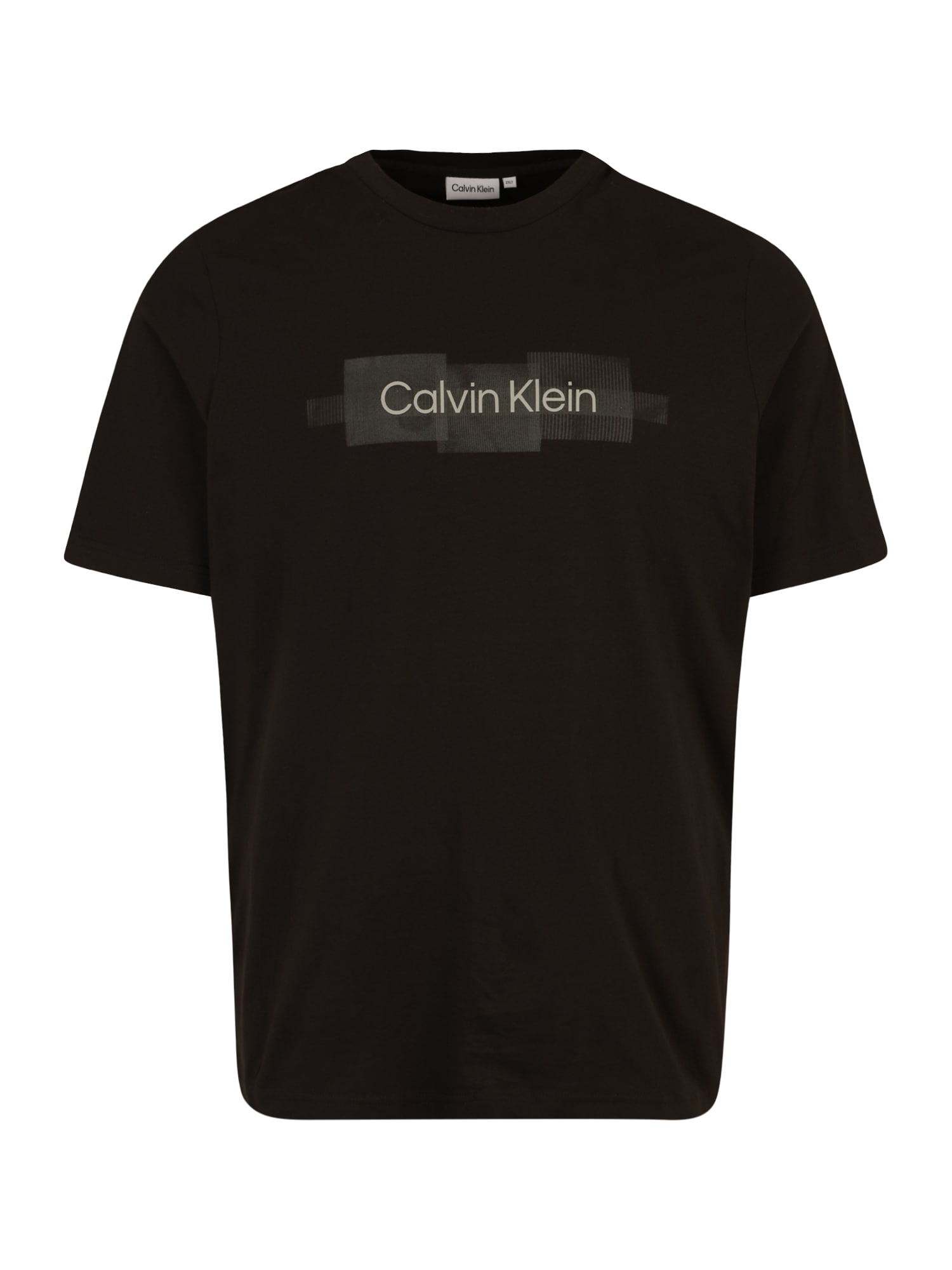 Calvin Klein Big & Tall Majica  bež / siva / črna