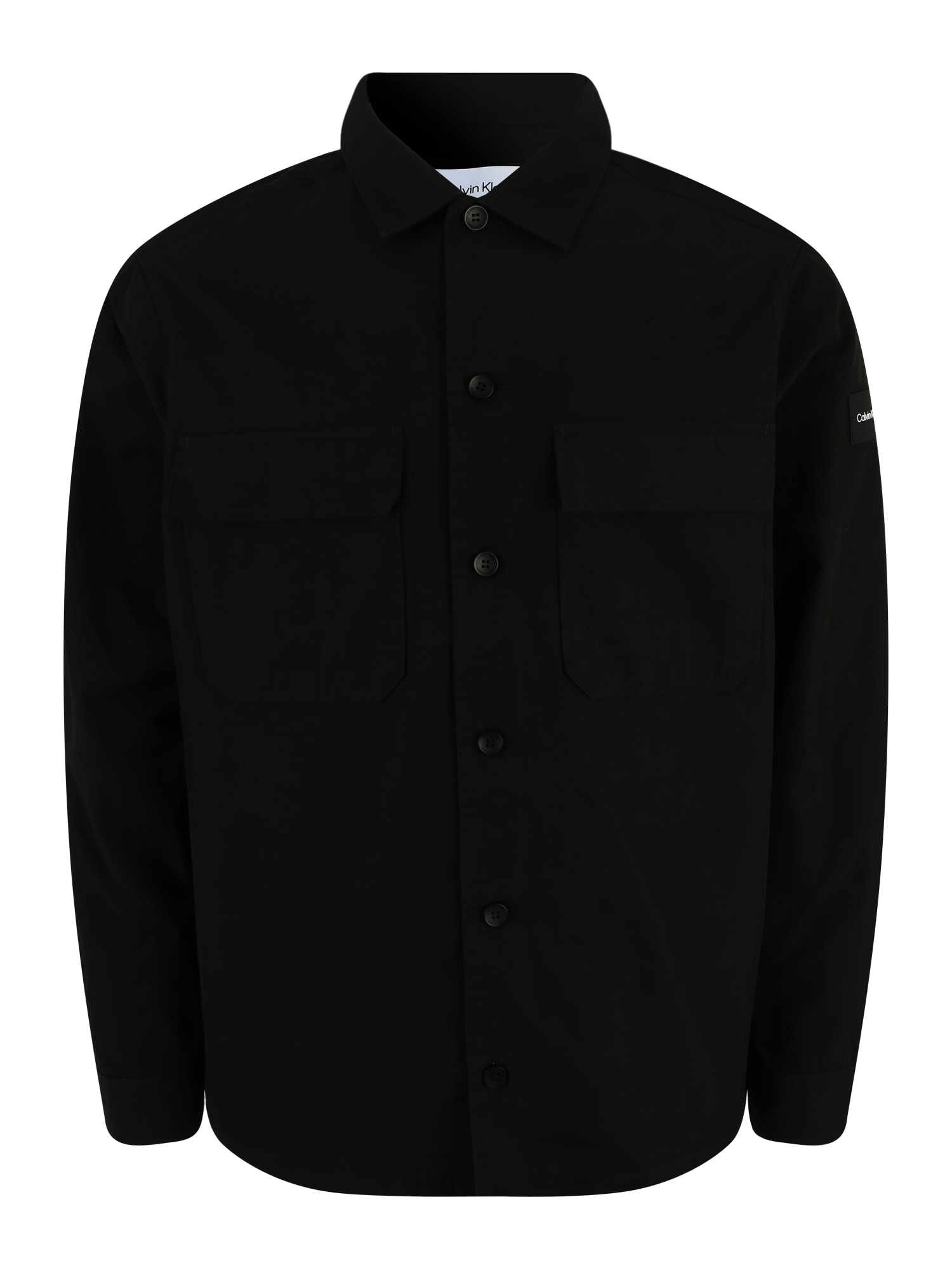 Calvin Klein Big & Tall Prehodna jakna  črna / bela