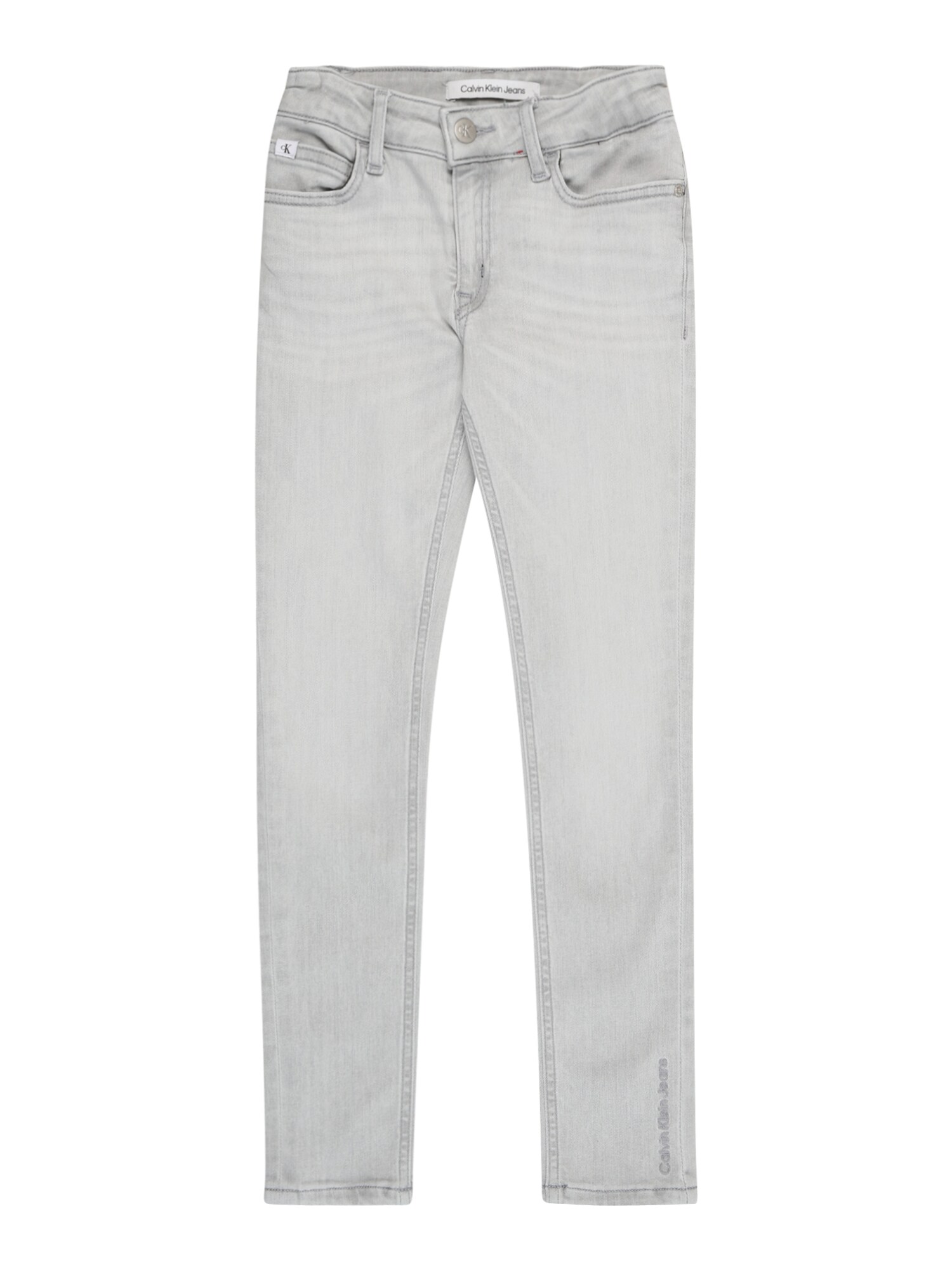 Calvin Klein Jeans Kavbojke  svetlo siva