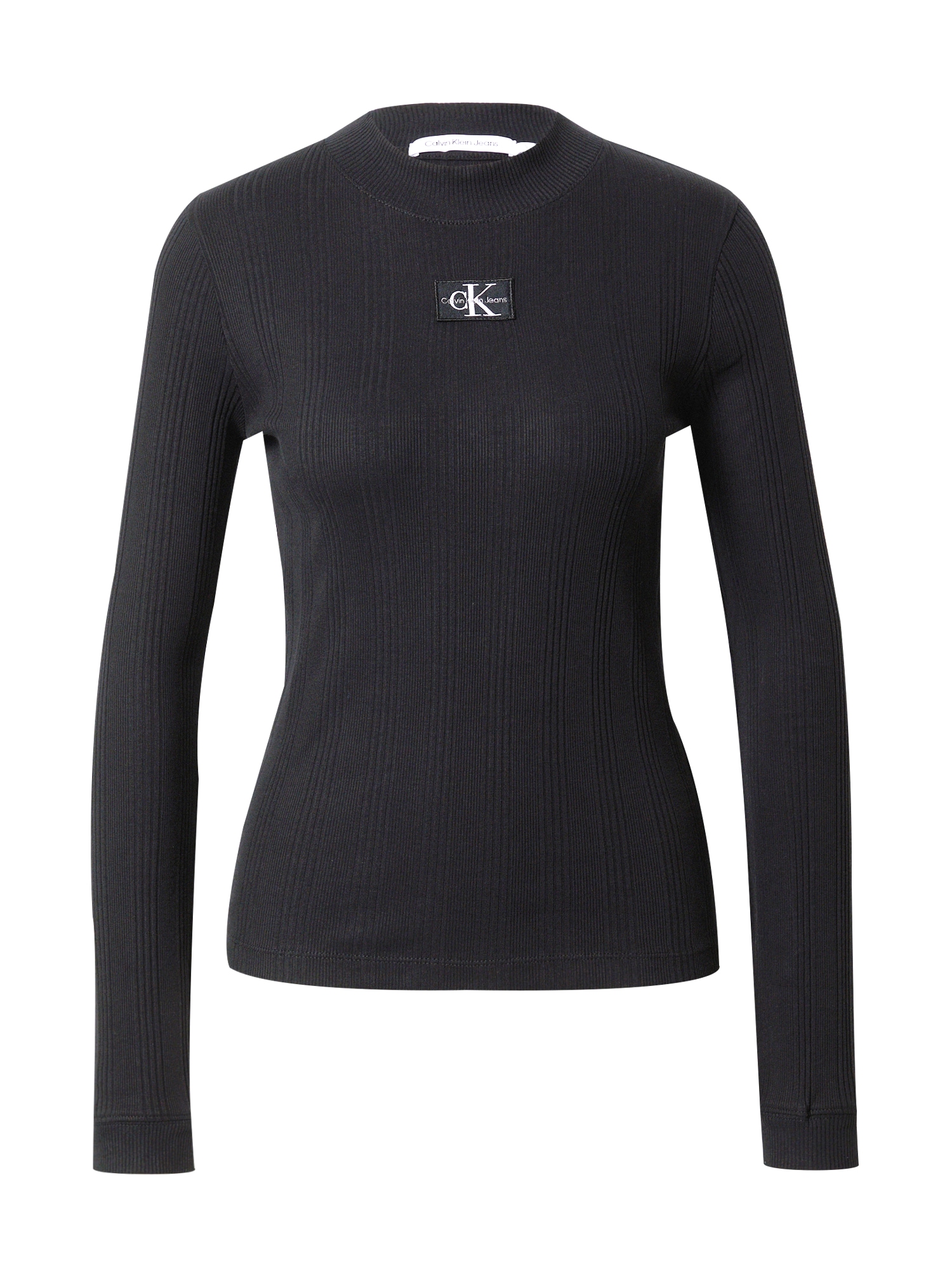 Calvin Klein Jeans Majica  črna / bela