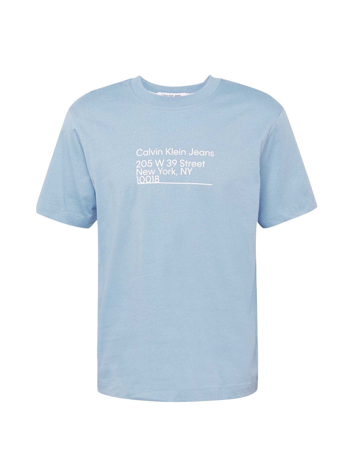 Calvin Klein Jeans Majica  svetlo modra / bela