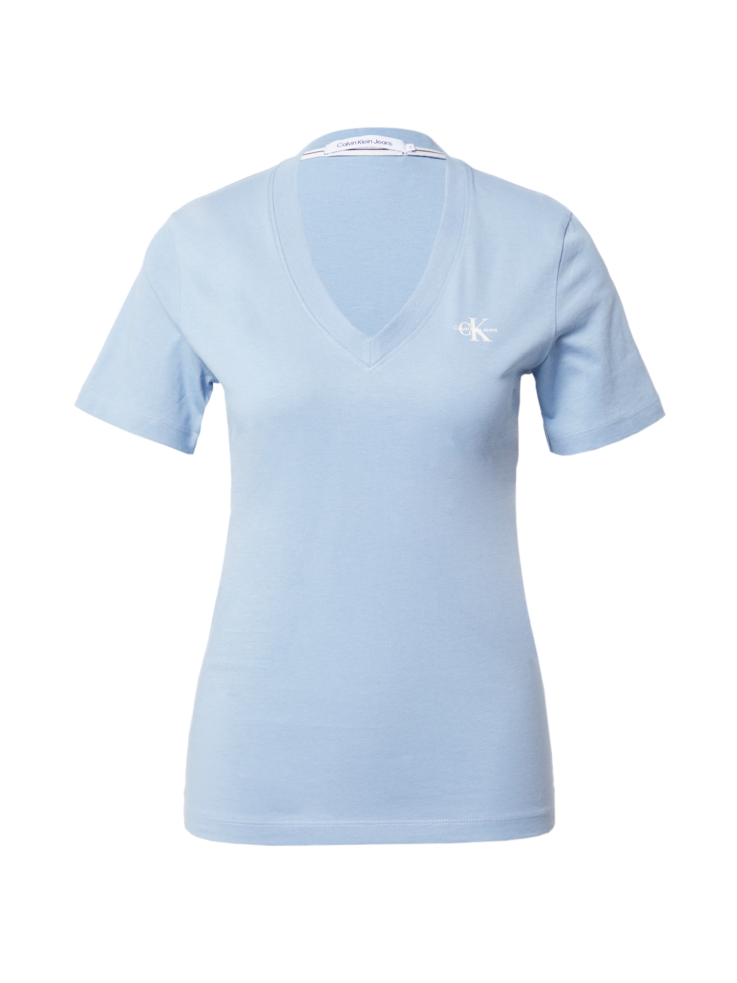 Calvin Klein Jeans Majica  svetlo modra / bela