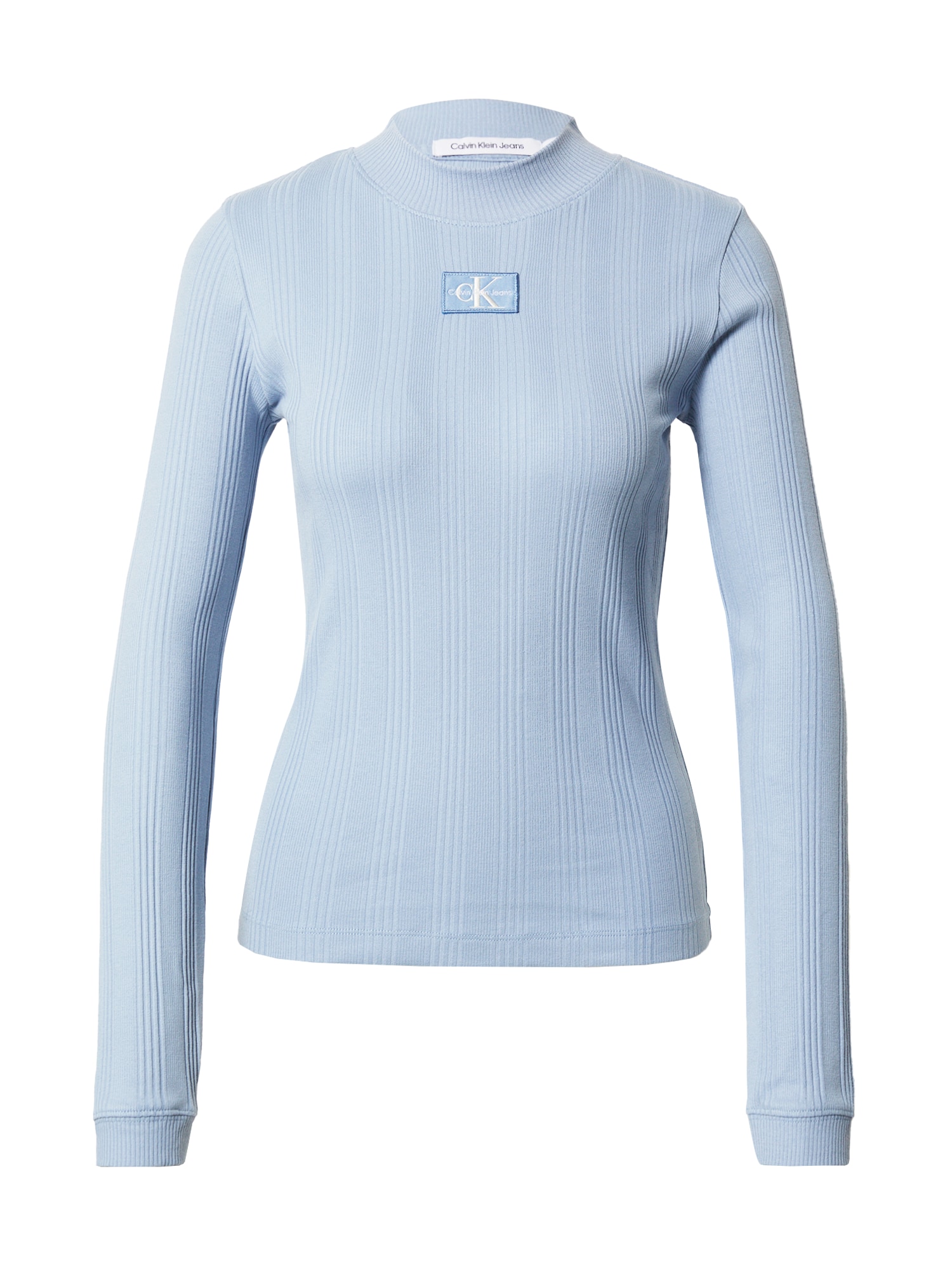 Calvin Klein Jeans Majica  svetlo modra / bela