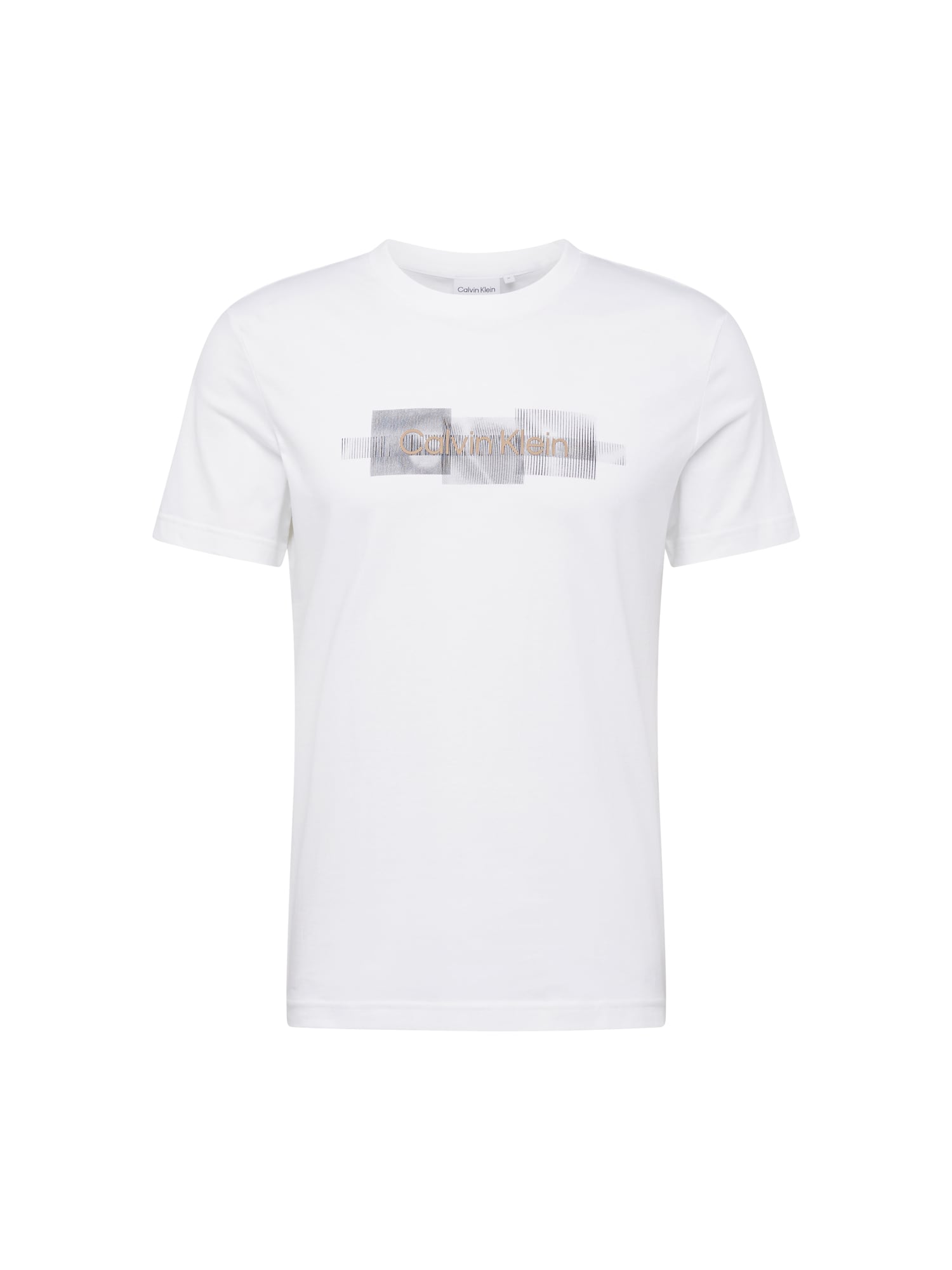 Calvin Klein Majica  pesek / siva / bela