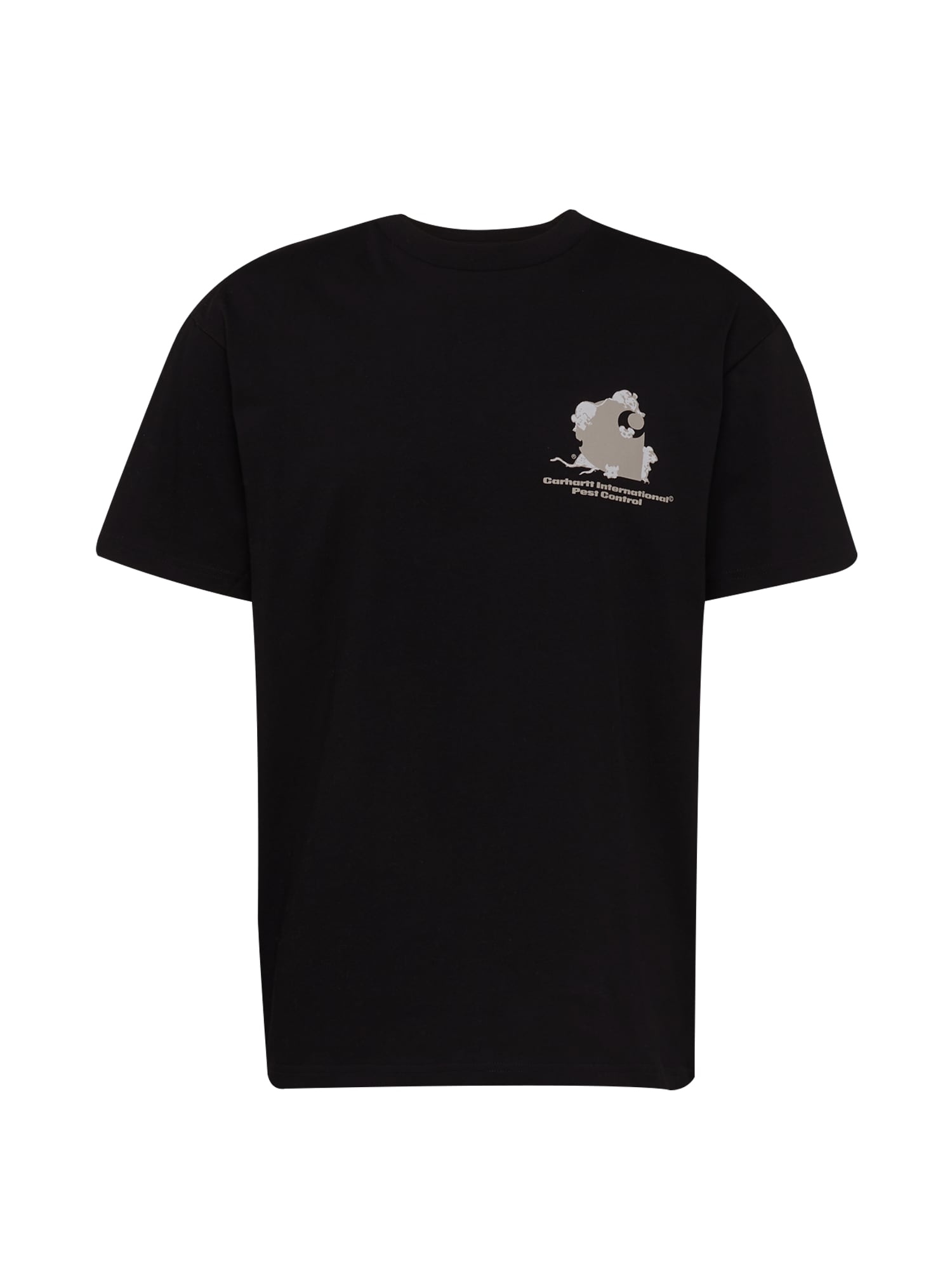 Carhartt WIP Majica  greige / črna