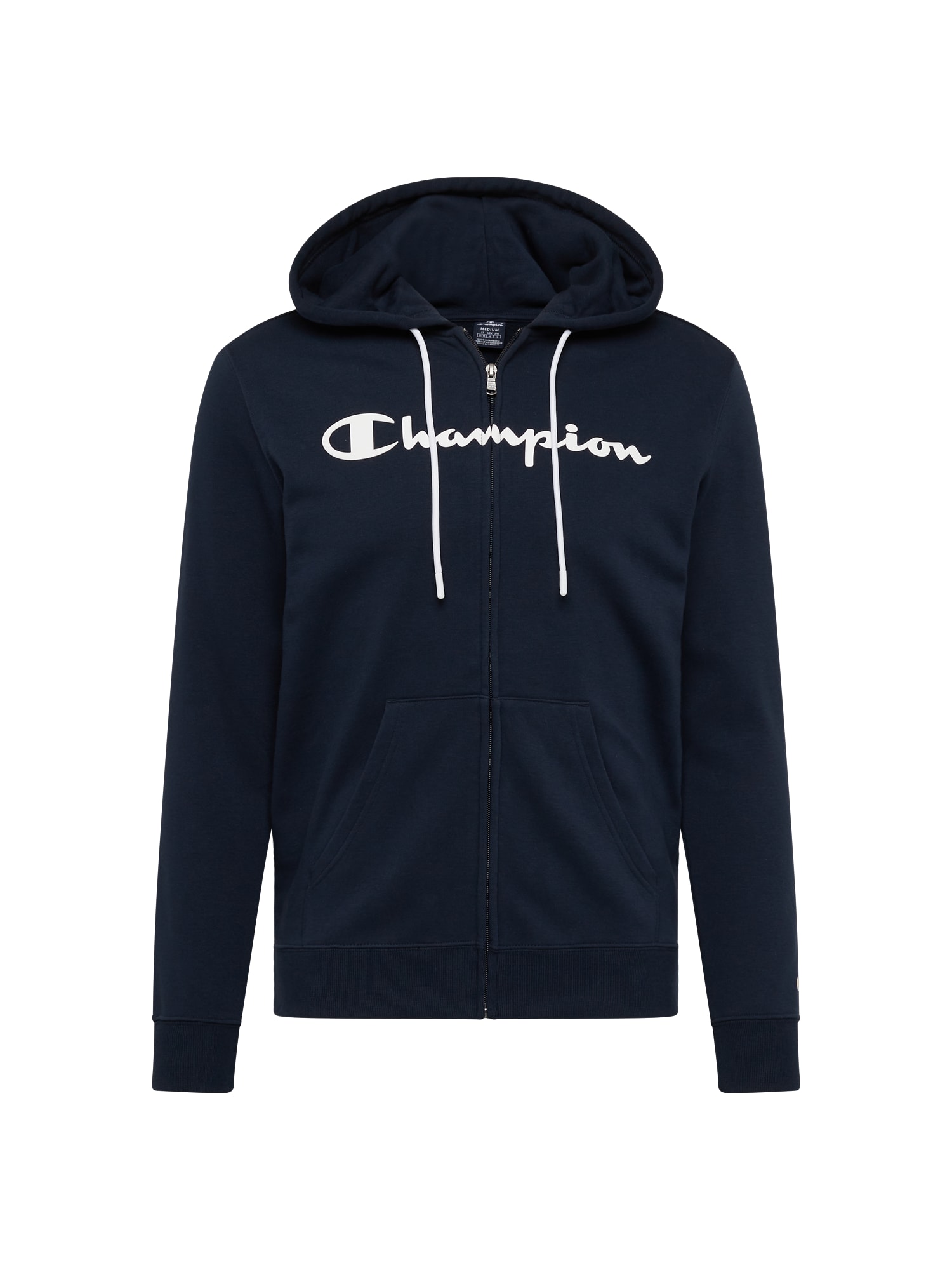 Champion Authentic Athletic Apparel Jopa na zadrgo  temno modra / bela