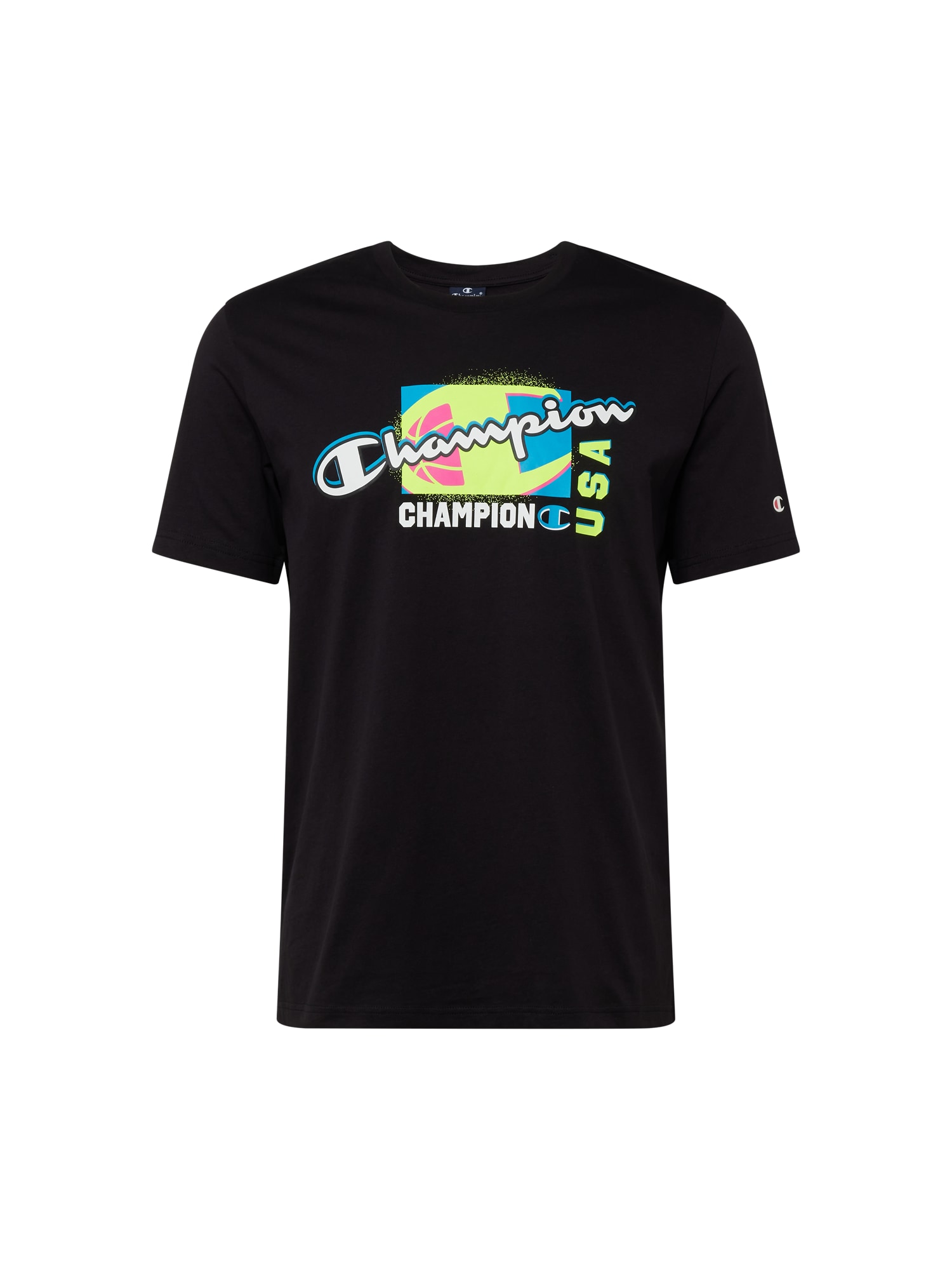 Champion Authentic Athletic Apparel Majica  modra / mornarska / svetlo zelena / bela