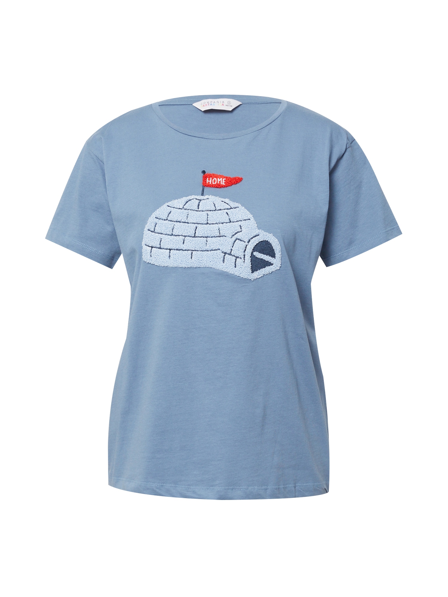 Compania Fantastica Majica 'Camiseta'  dimno modra / svetlo modra / rdeča