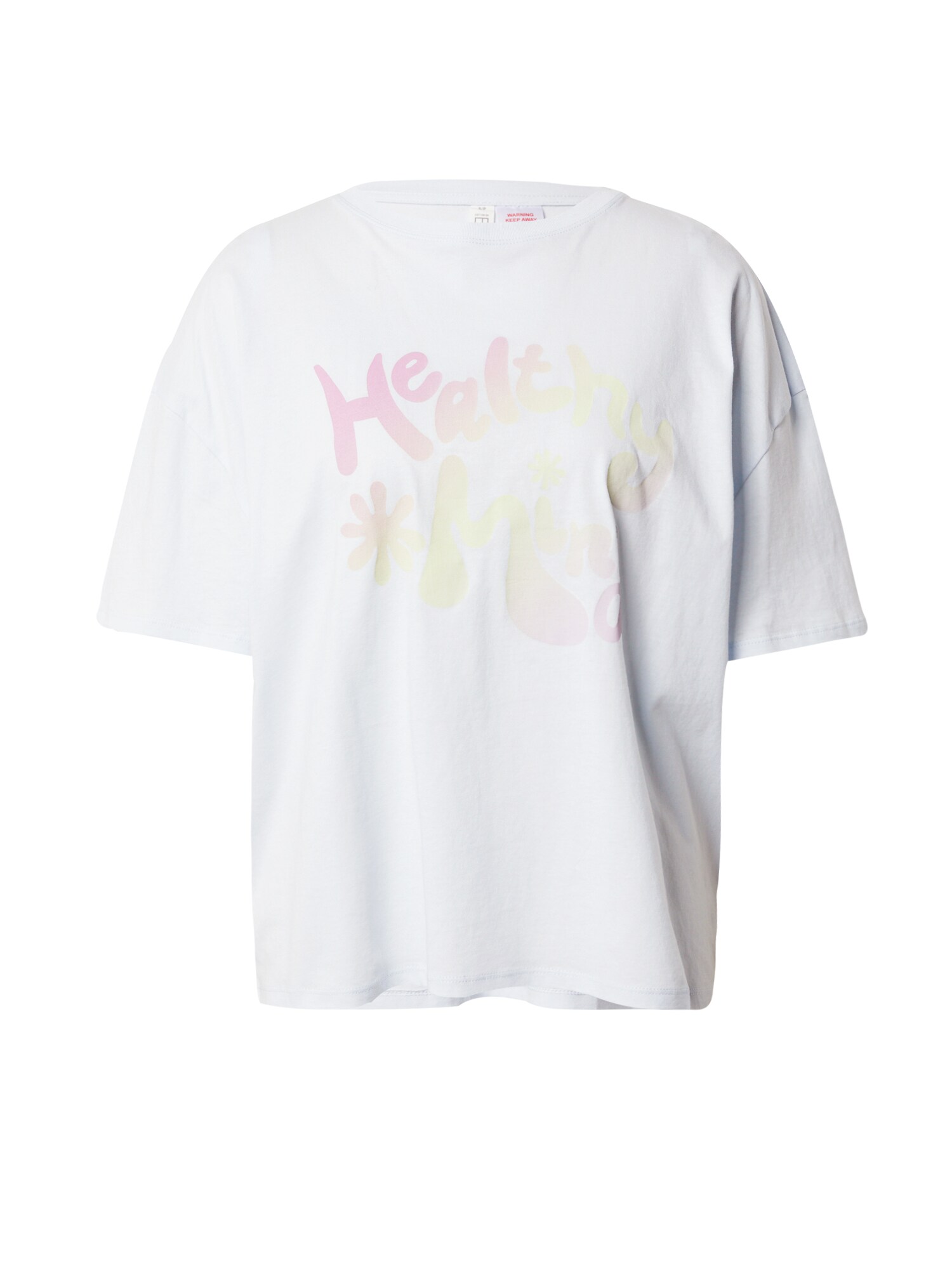 Cotton On Body Majica za spanje  pastelno rumena / svetlo roza / bela