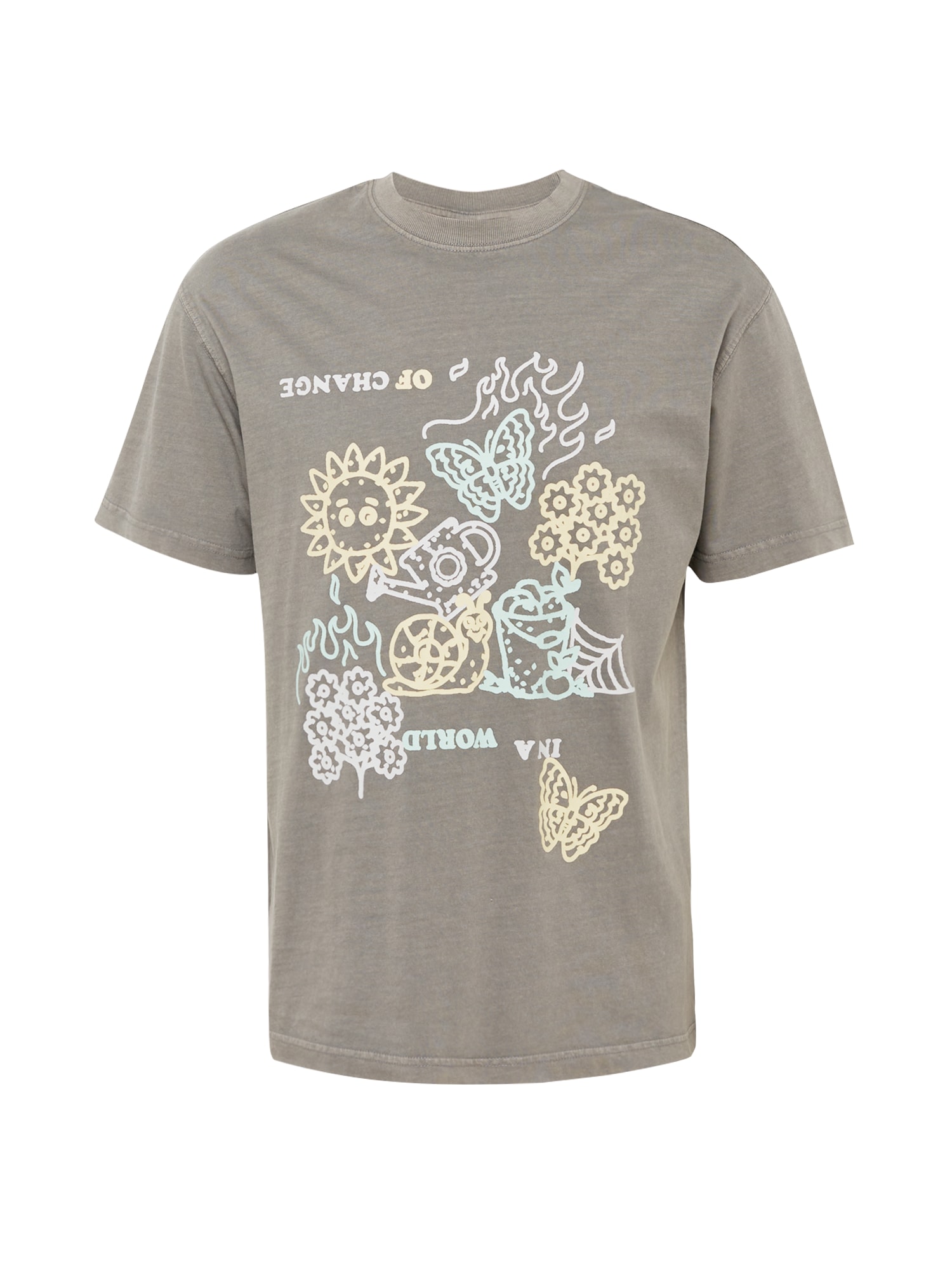 Cotton On Majica 'BONDI'  pastelno rumena / temno siva / pastelno zelena / pastelno lila