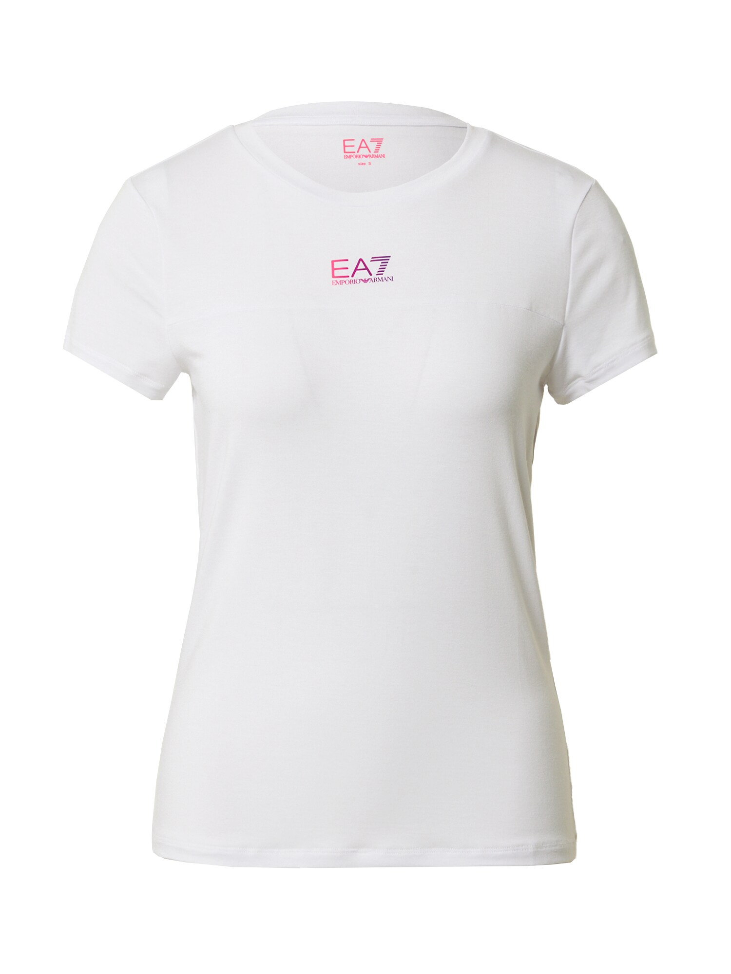 EA7 Emporio Armani Funkcionalna majica  lila / vijolična / bela