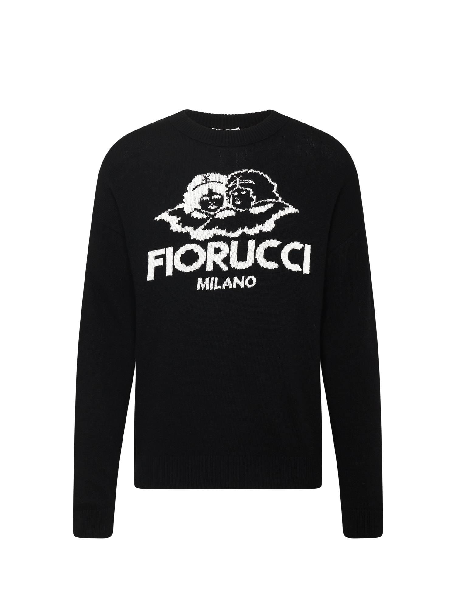 Fiorucci Pulover  črna / bela