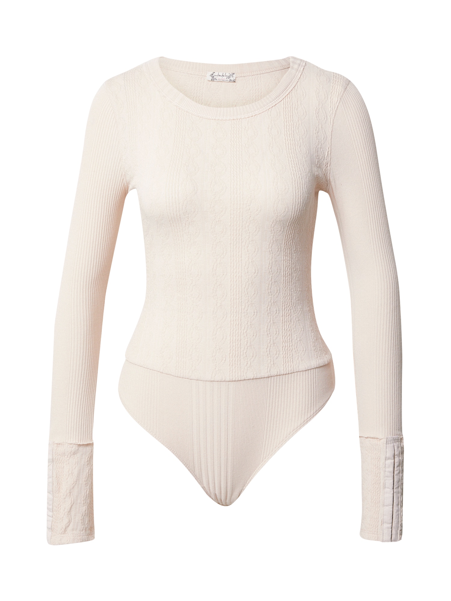 Free People Bodi majica 'PIECE OF ME'  kremna
