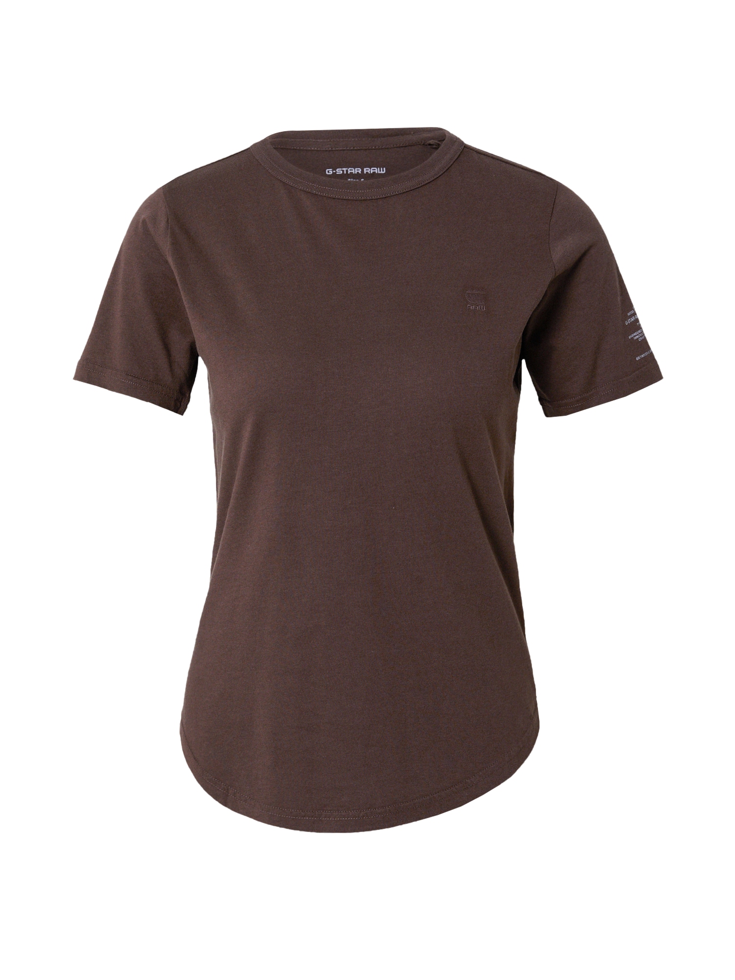 G-Star RAW Majica 'Mysid'  čokolada / bela