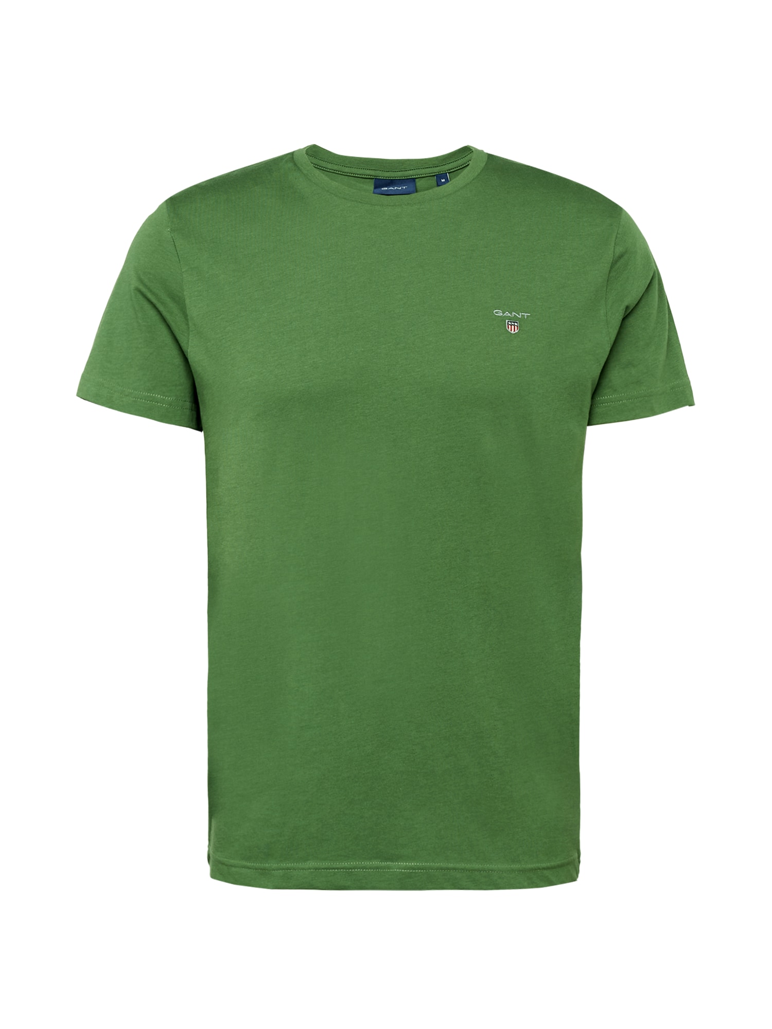 GANT Majica  siva / travnato zelena / rdeča
