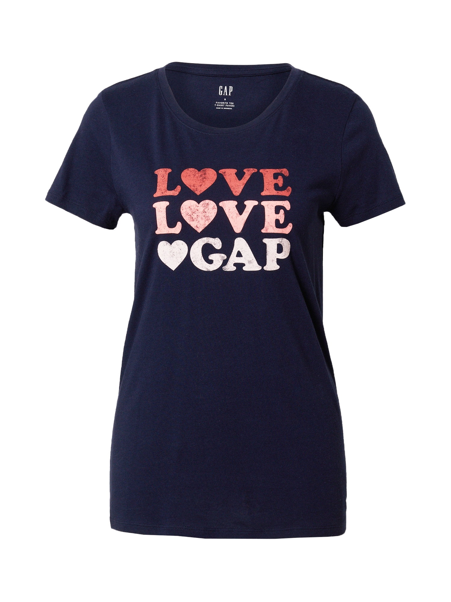 GAP Majica  indigo / malina / rosé / bela